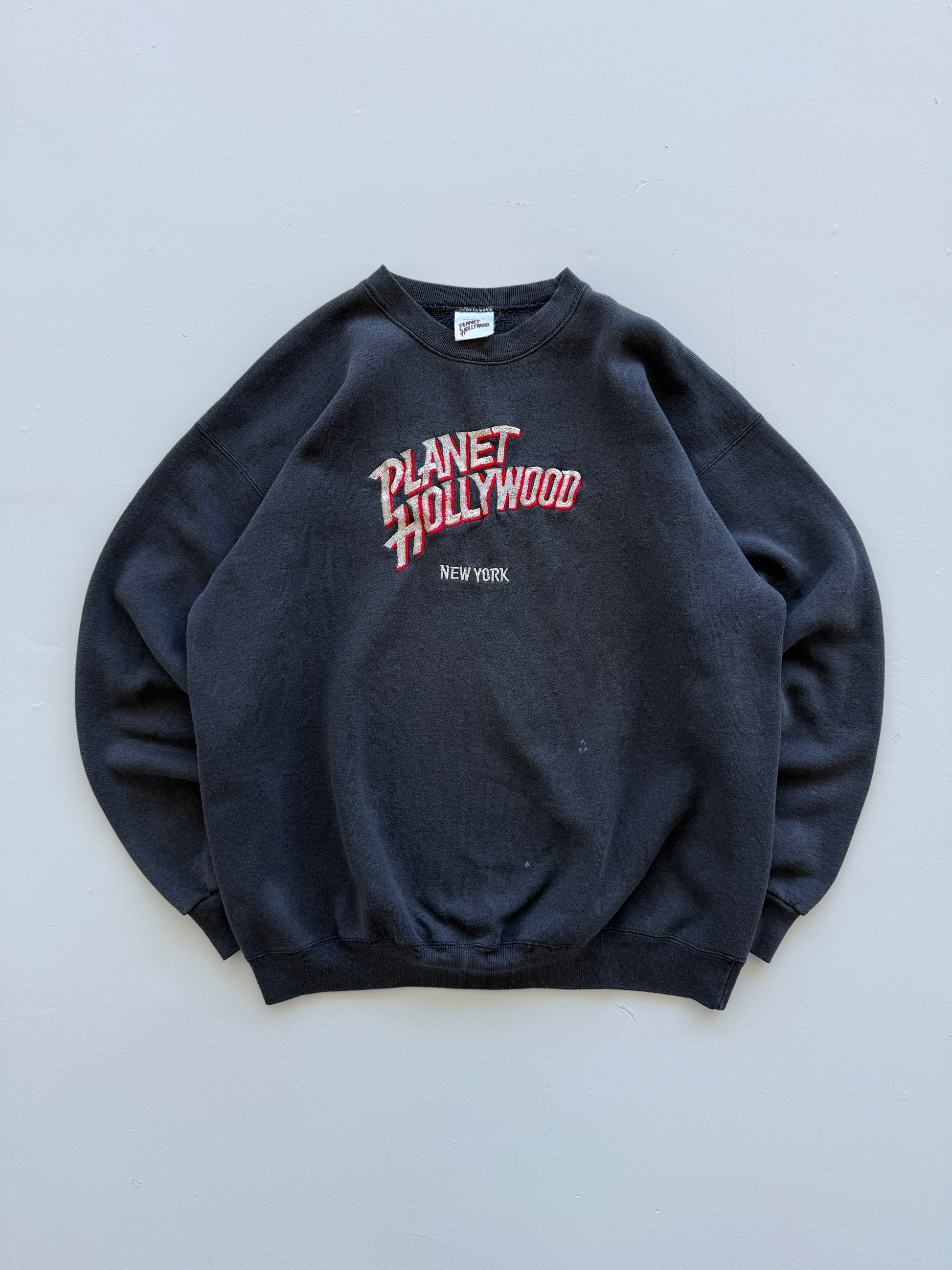 Black Planet Hollywood 90's Vintage Graphic Tourist Sweatshirt Jumper - XL