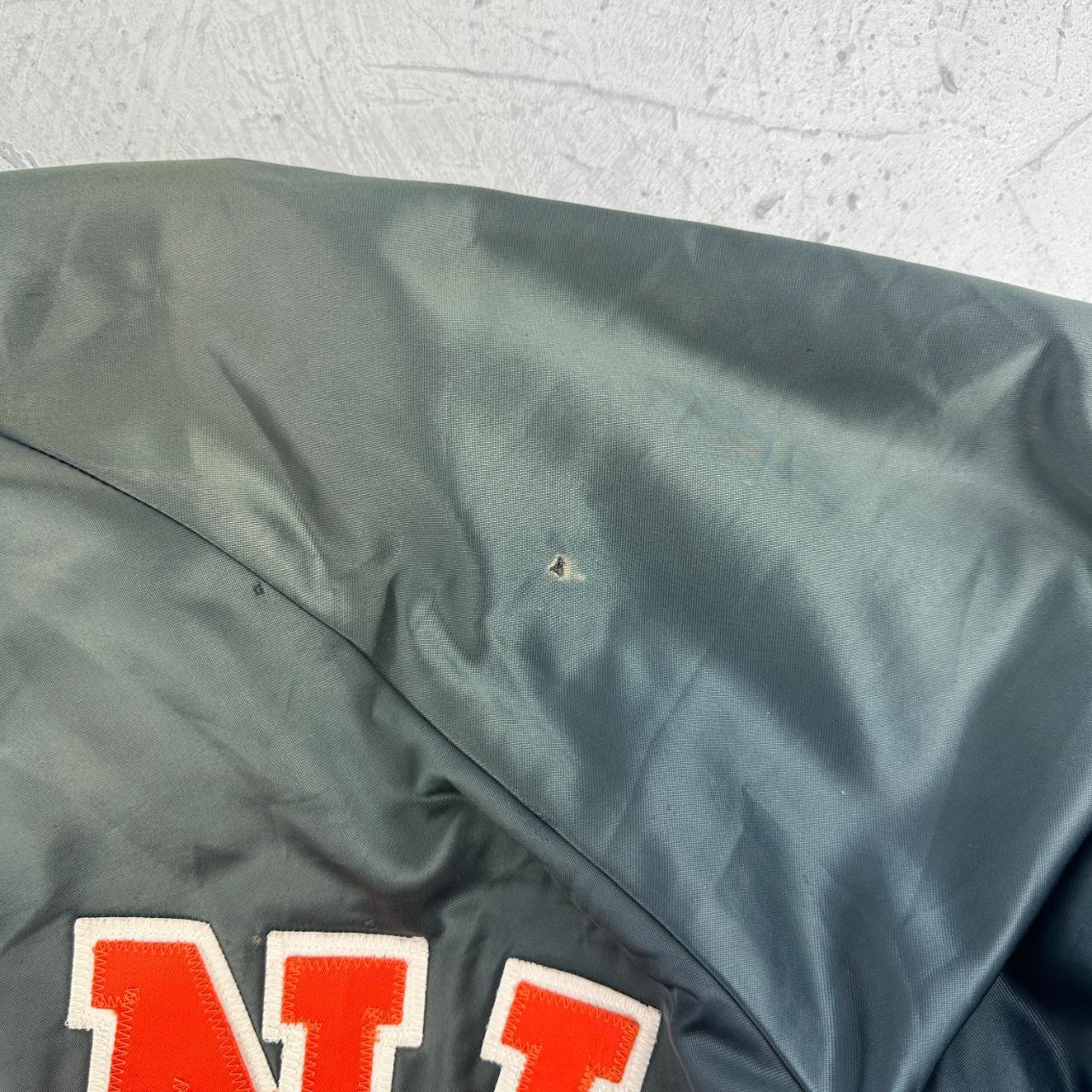 ILLINI 80s USA Navy Grey University Varsity Jacket - Medium