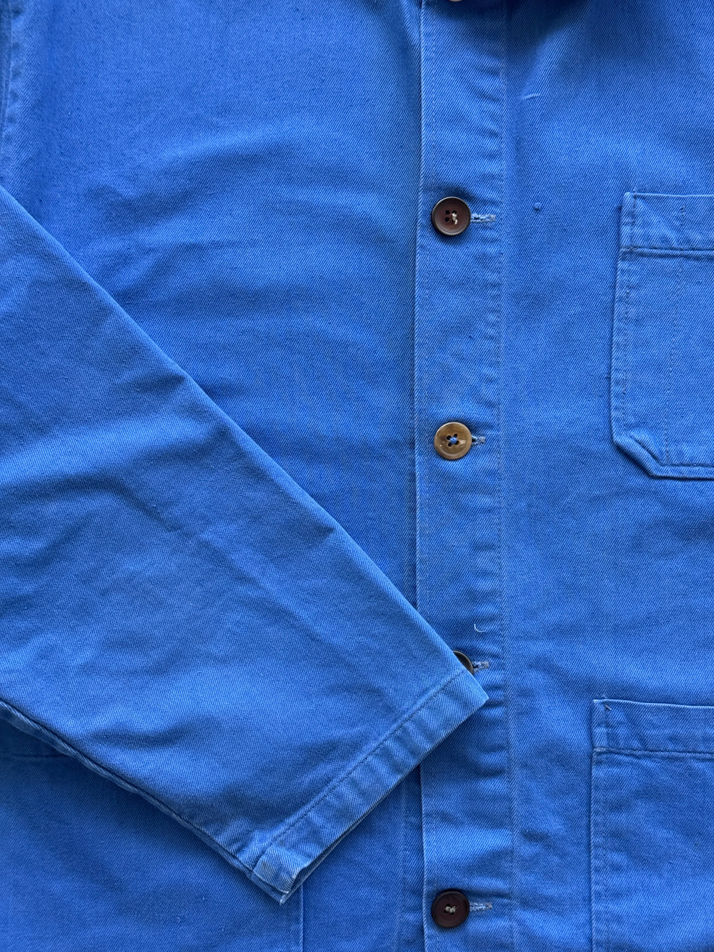 Lapis Blue French Chore Jacket 90's Vintage Workwear CH202 - Medium