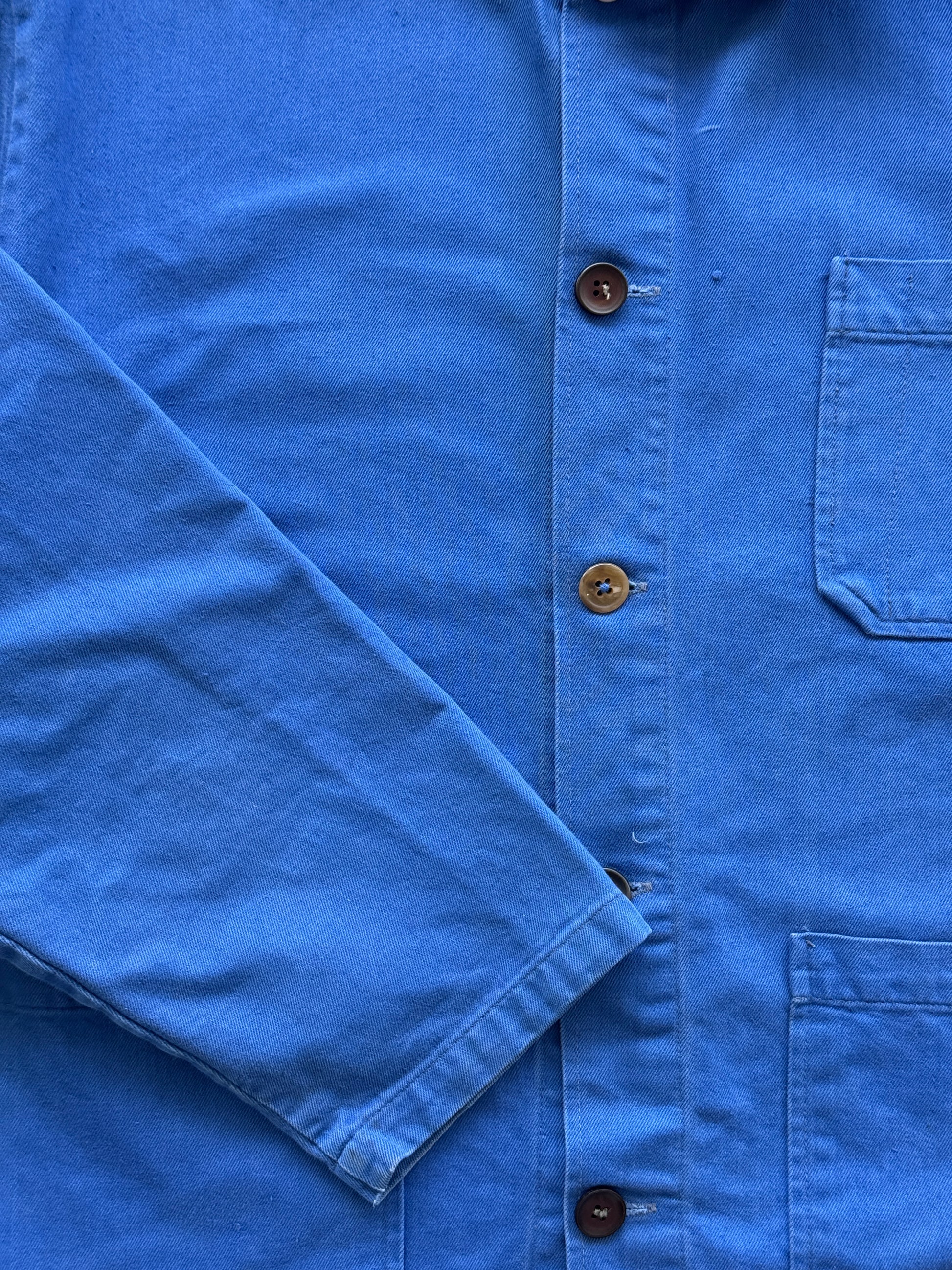 Lapis Blue French Chore Jacket 90's Vintage Workwear CH202 - Medium