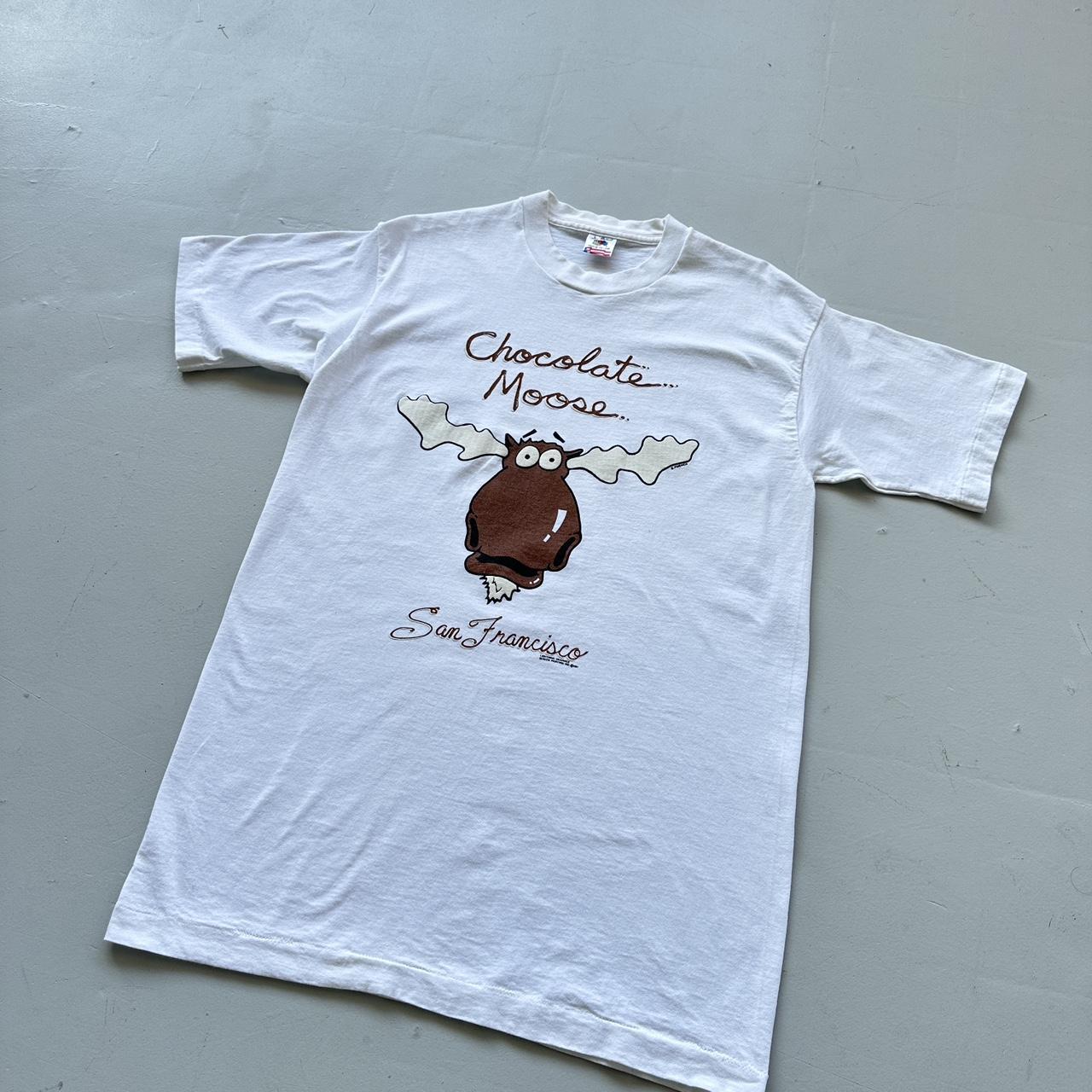 White Chocolate Mousse Vintage 90's T-shirt - Medium