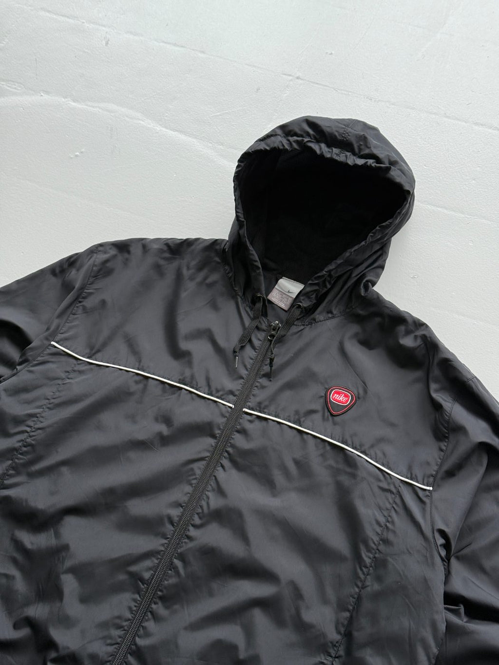 Nike Shield Badge Vintage Hooded Track Jacket - XL