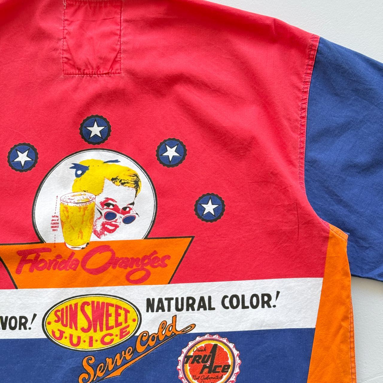 Navy Blue Carrera Vintage 90's Summer Lightweight Shirt - Medium