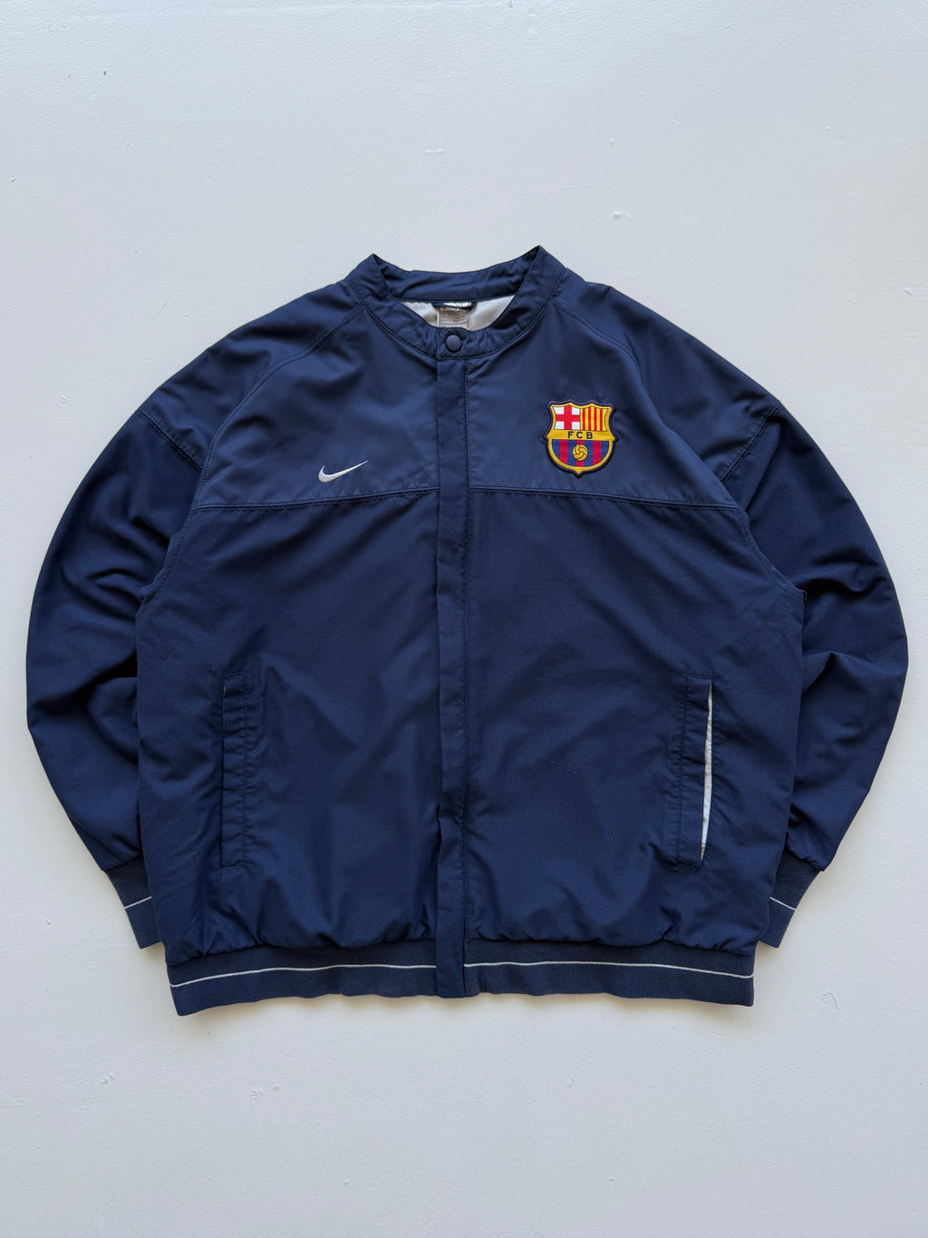 Nike FC Barcelona 00's Vintage Windbreaker Jacket - XL