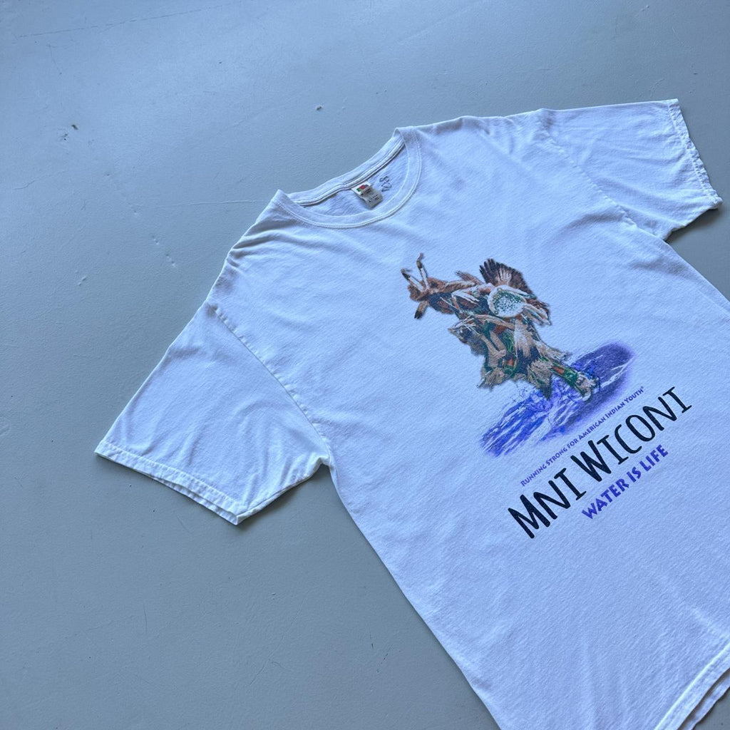 White Water is Life 90s Vintage T-shirt - Large