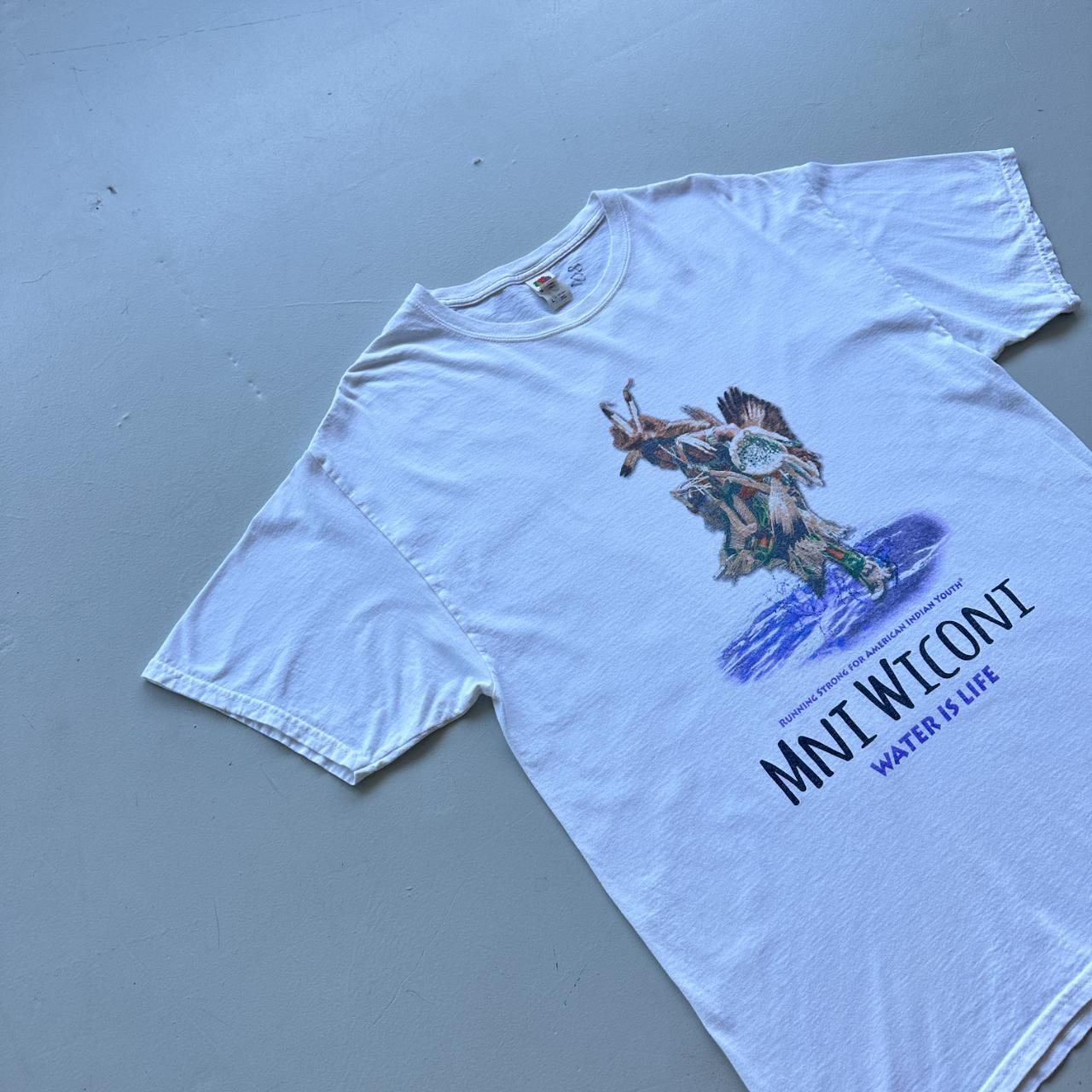 White Water is Life 90s Vintage T-shirt - Large