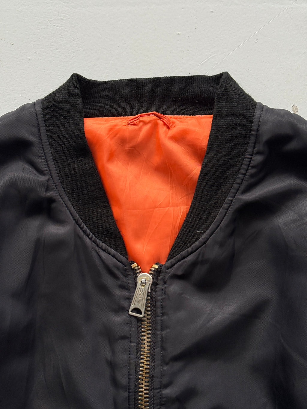 Black Reversible 90's Vintage Bomber Jacket - XXL