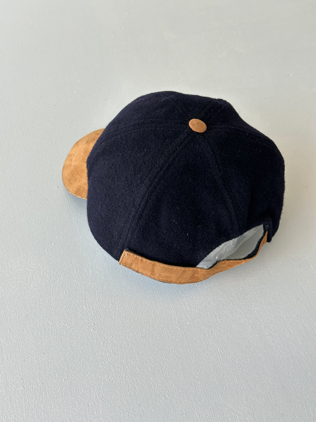 Navy Olympic Rings 90's Vintage Wool Ear Flap Cap