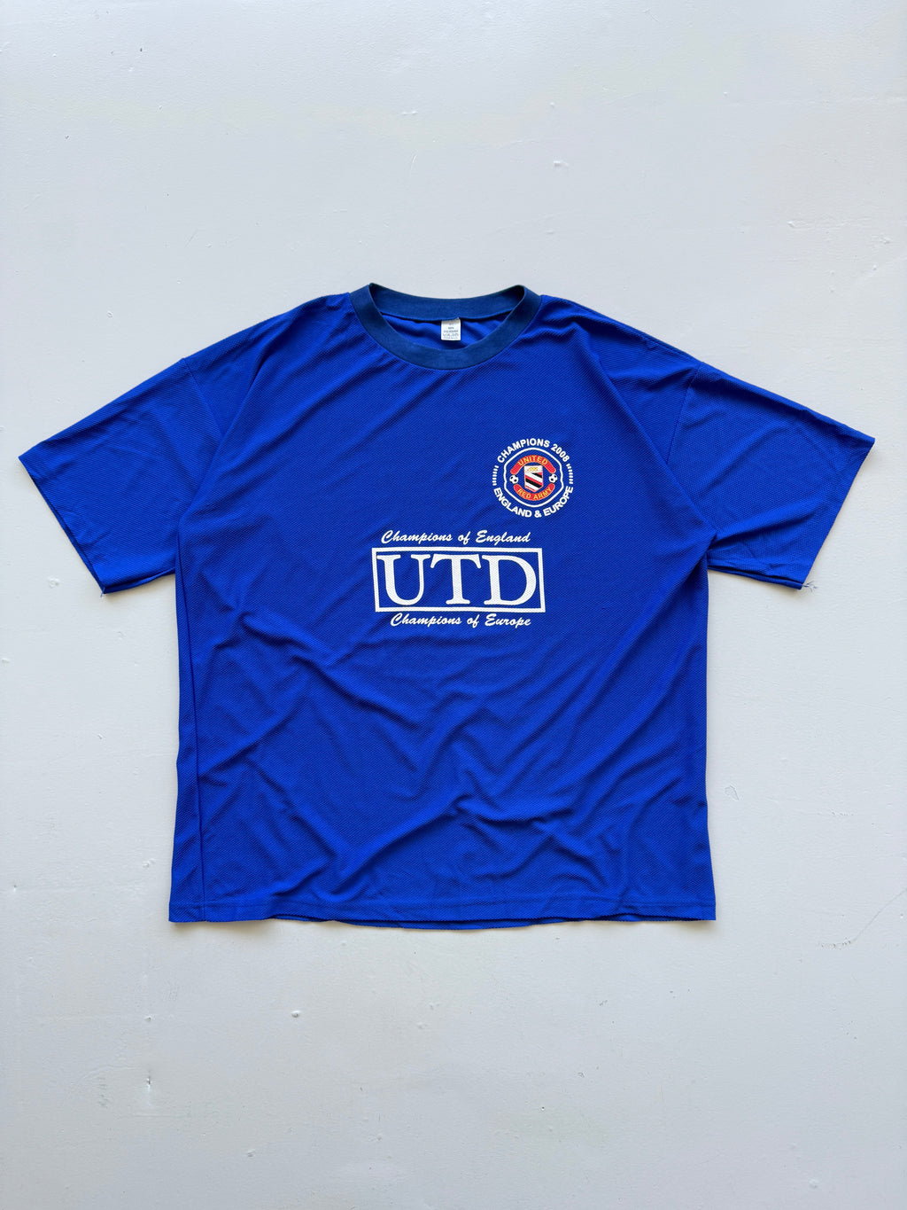 Manchester United Champions 2008 England & Europe Graphic T-Shirt - XL