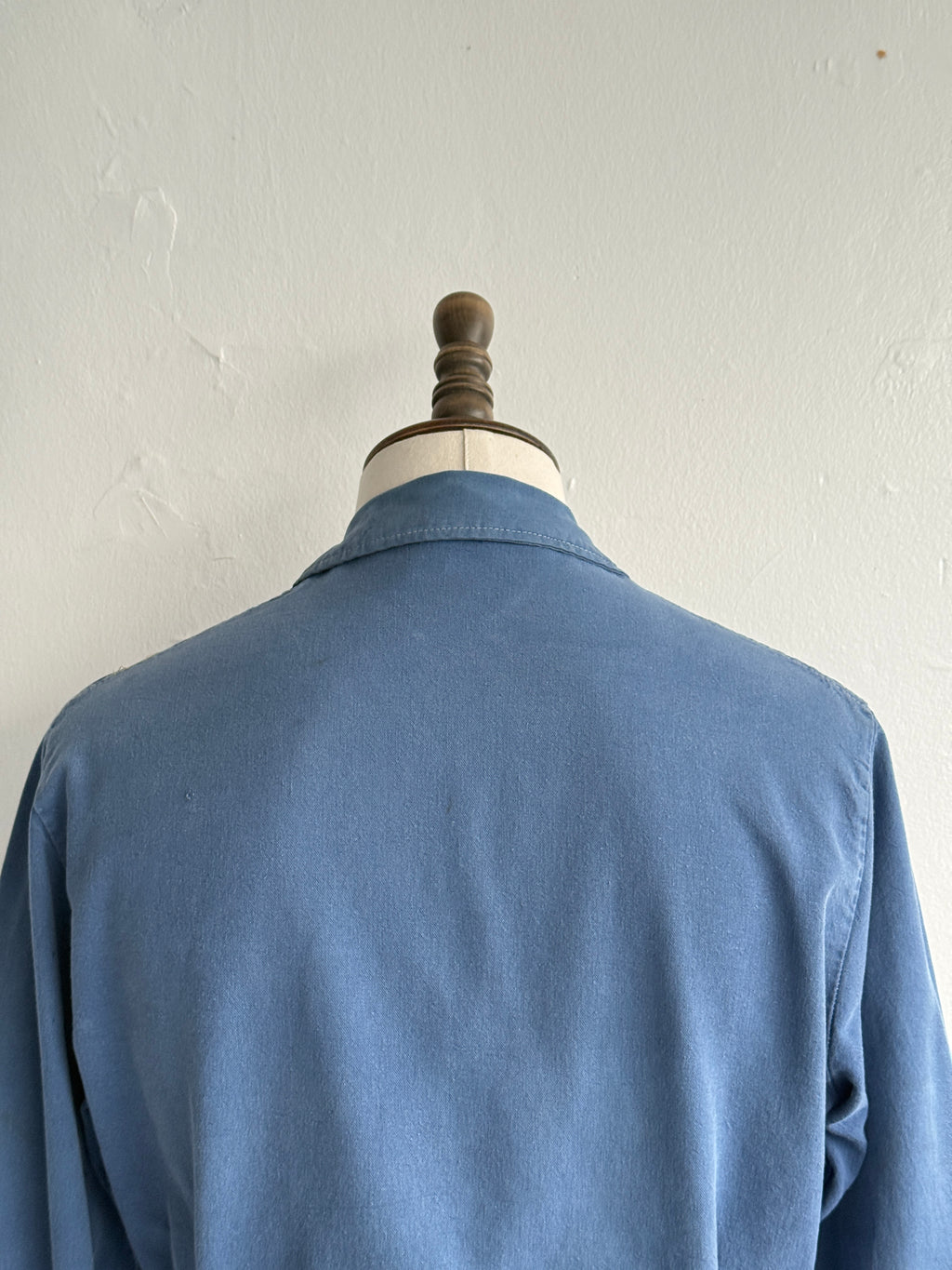 Blue French 1960s Vintage Workwear Chore Jacket CH548 - Small