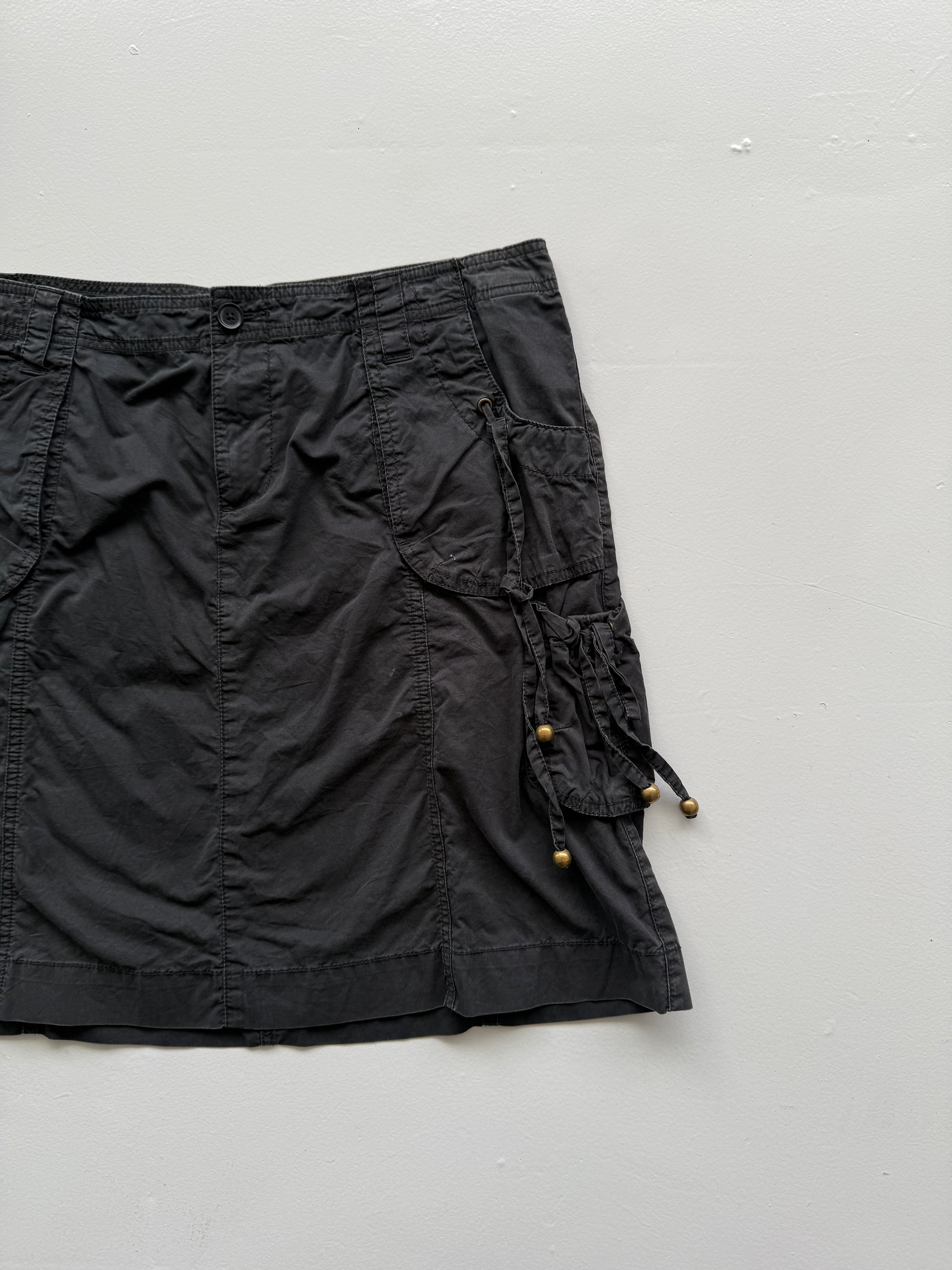 Black Tommy Hilfiger 00's Vintage Y2K Mini Skirt - Size 12