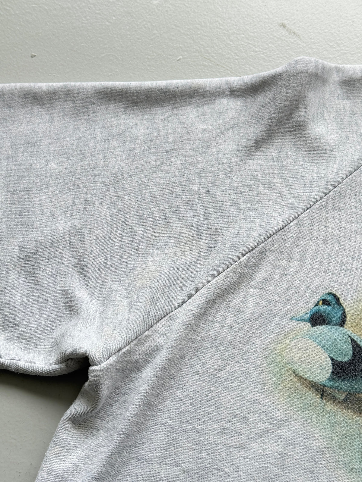 Grey Hunting Dogs Raglan 90's Vintage Graphic Sweatshirt - Medium