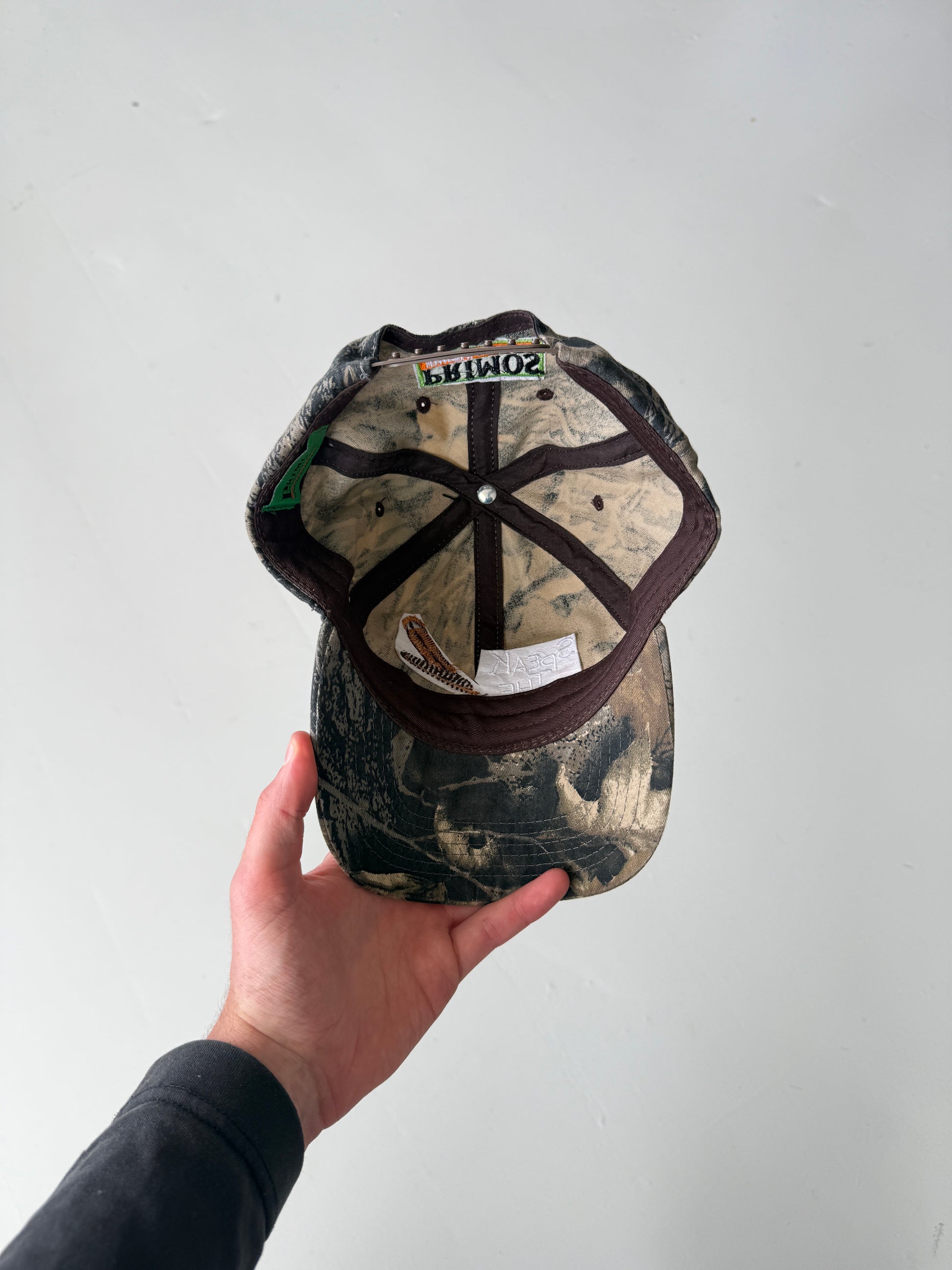 Green Camo Primos Hunters Vintage Cotton SnapBack Trucker Cap
