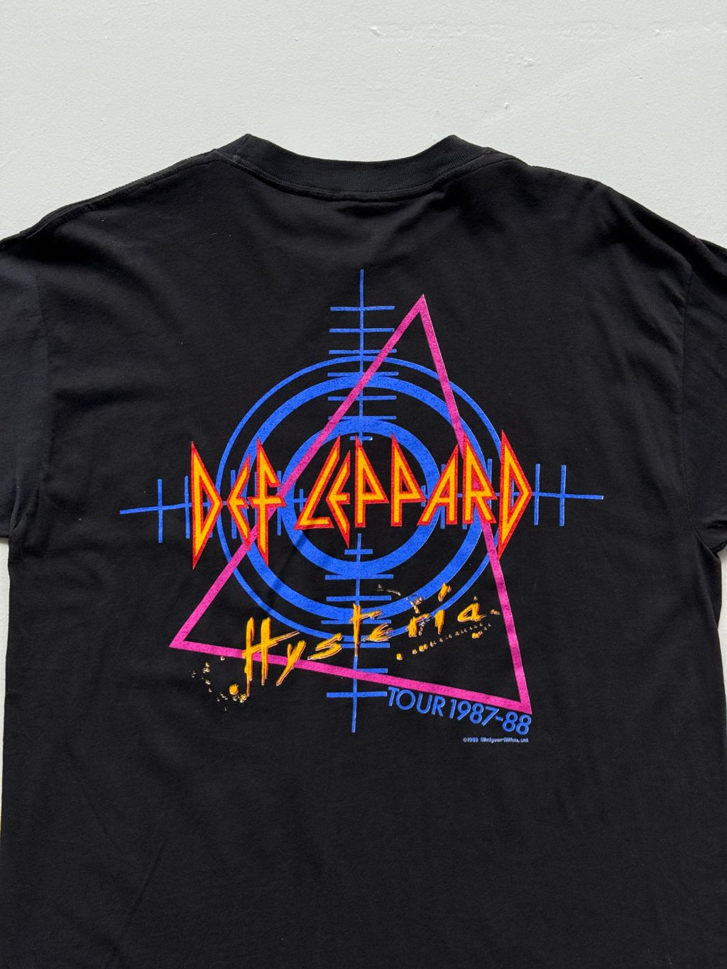 Def Leppard Hysteria Tour Rare 1987-88 Single Stitch Vintage T-Shirt - Large