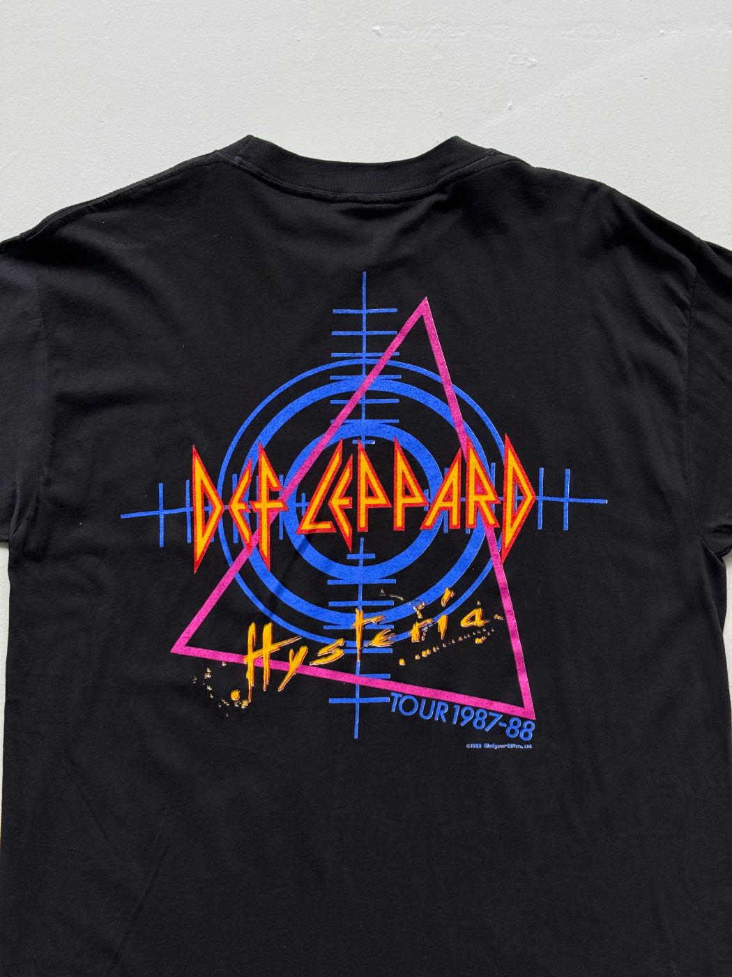 Def Leppard Hysteria Tour Rare 1987-88 Single Stitch Vintage T-Shirt - Large