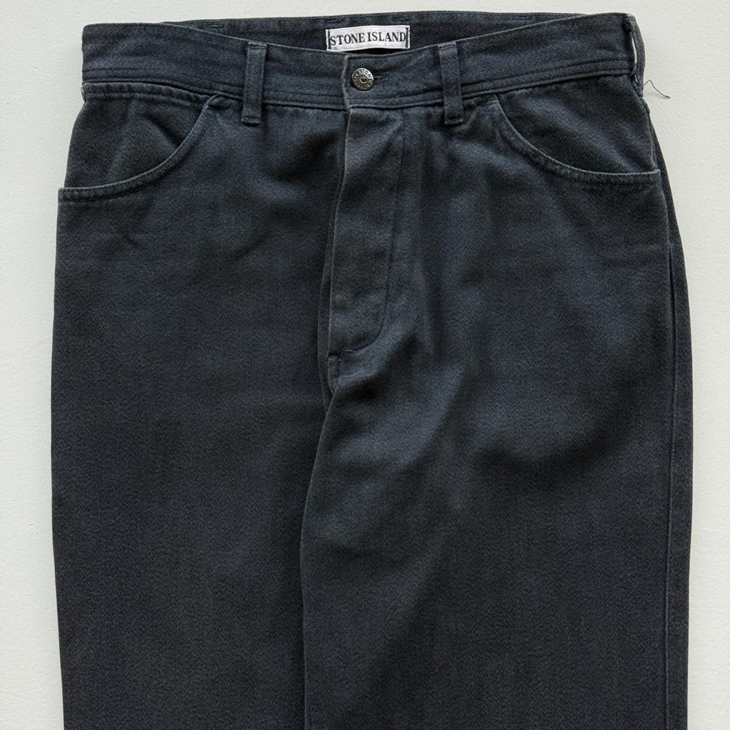 Stone Island Marina Black Vintage Jeans - 29” x 30”