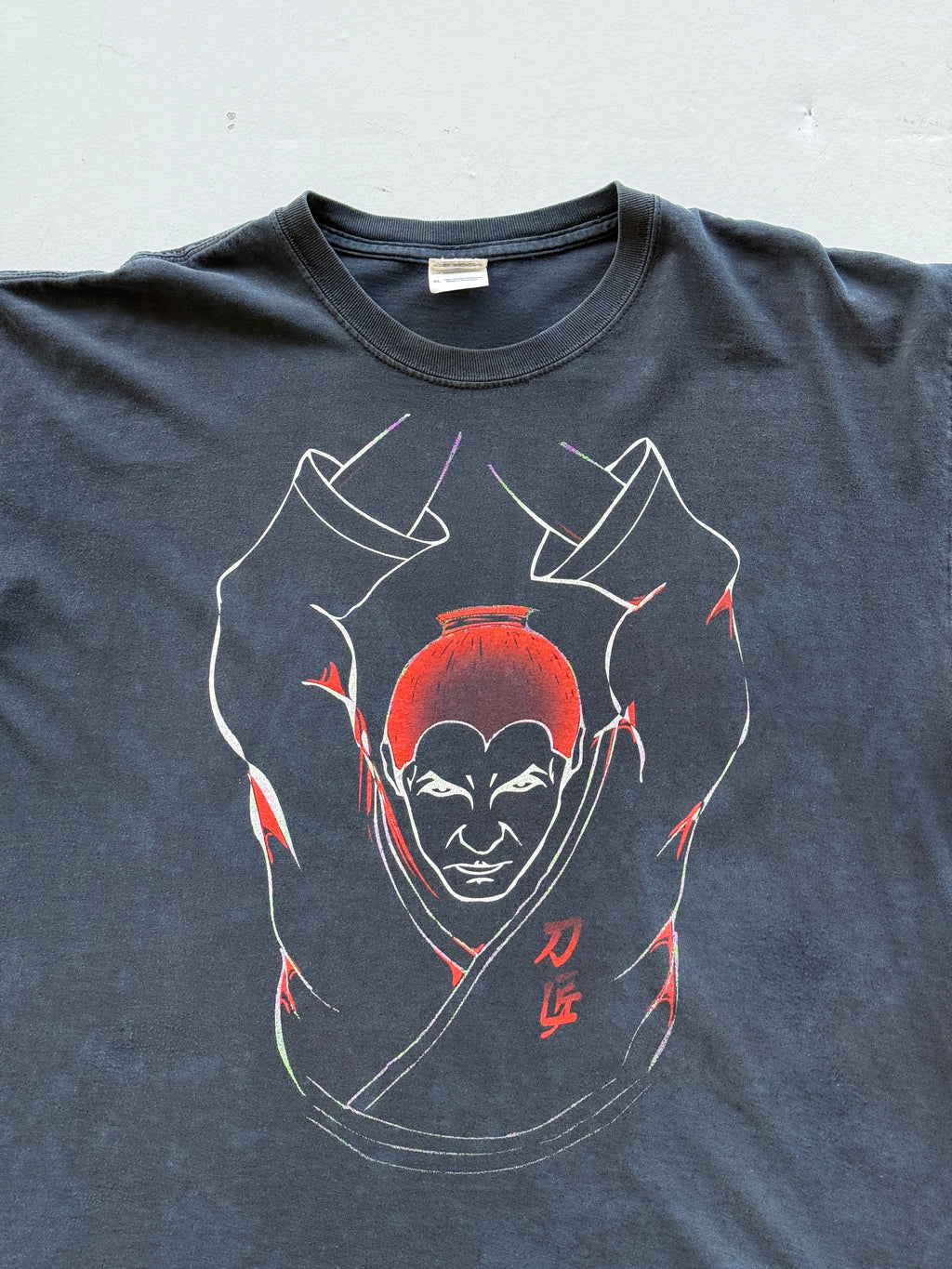 Black Samurai 00's Vintage Graphic T-Shirt - XL