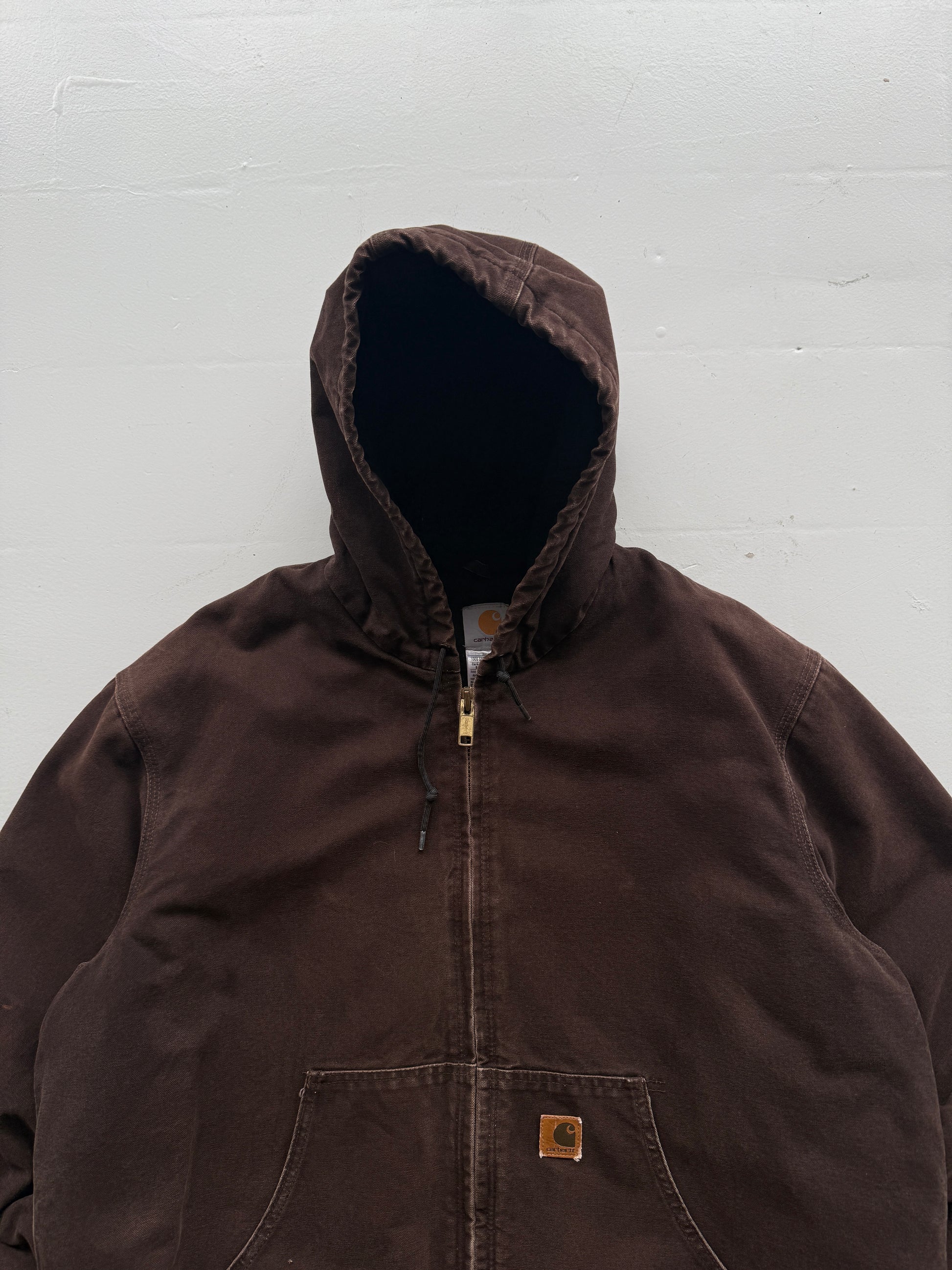 Faded Brown Carhartt 90's Vintage Cavas Active Jacket - XXL