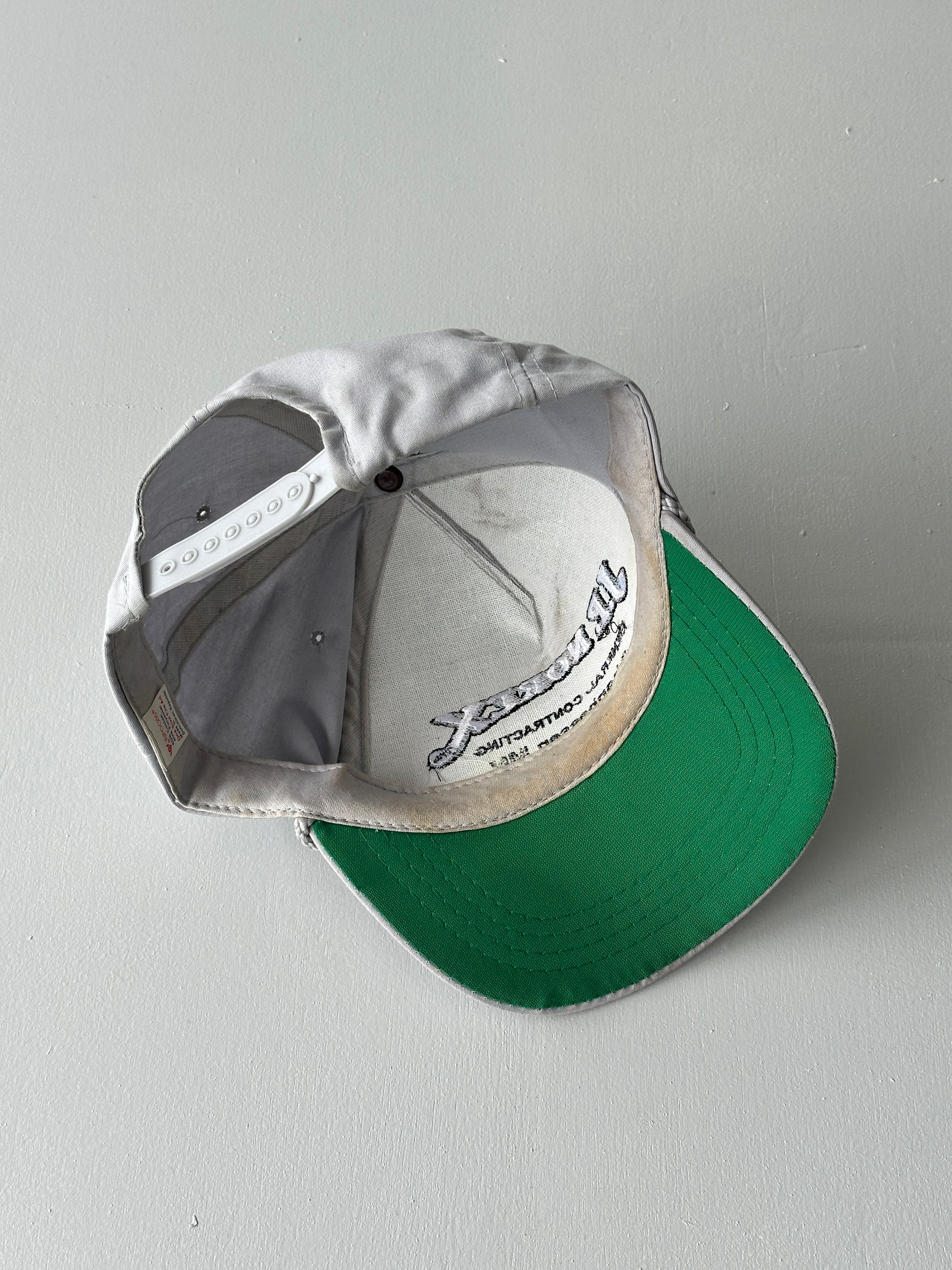Grey J.P. Norex General Contracting 90's Vintage SnapBack Trucker Cap