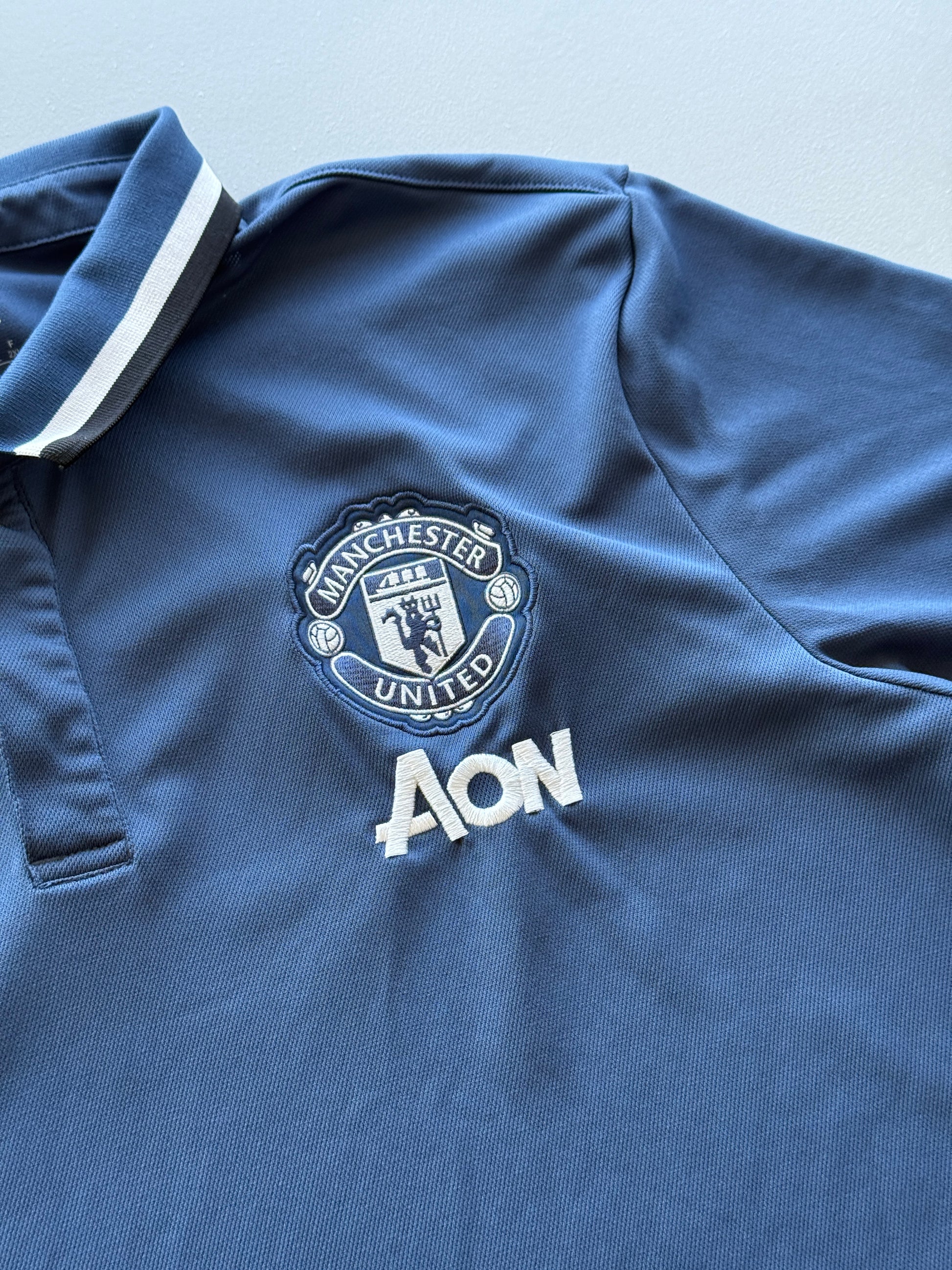 Adidas Manchester United AON Climalite Vintage Polo Shirt - XL