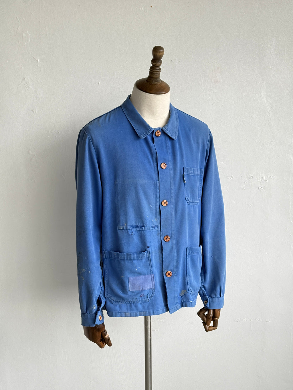 Blue Molinel Depuis Vintage Workwear Chore Jacket CH392 - Medium
