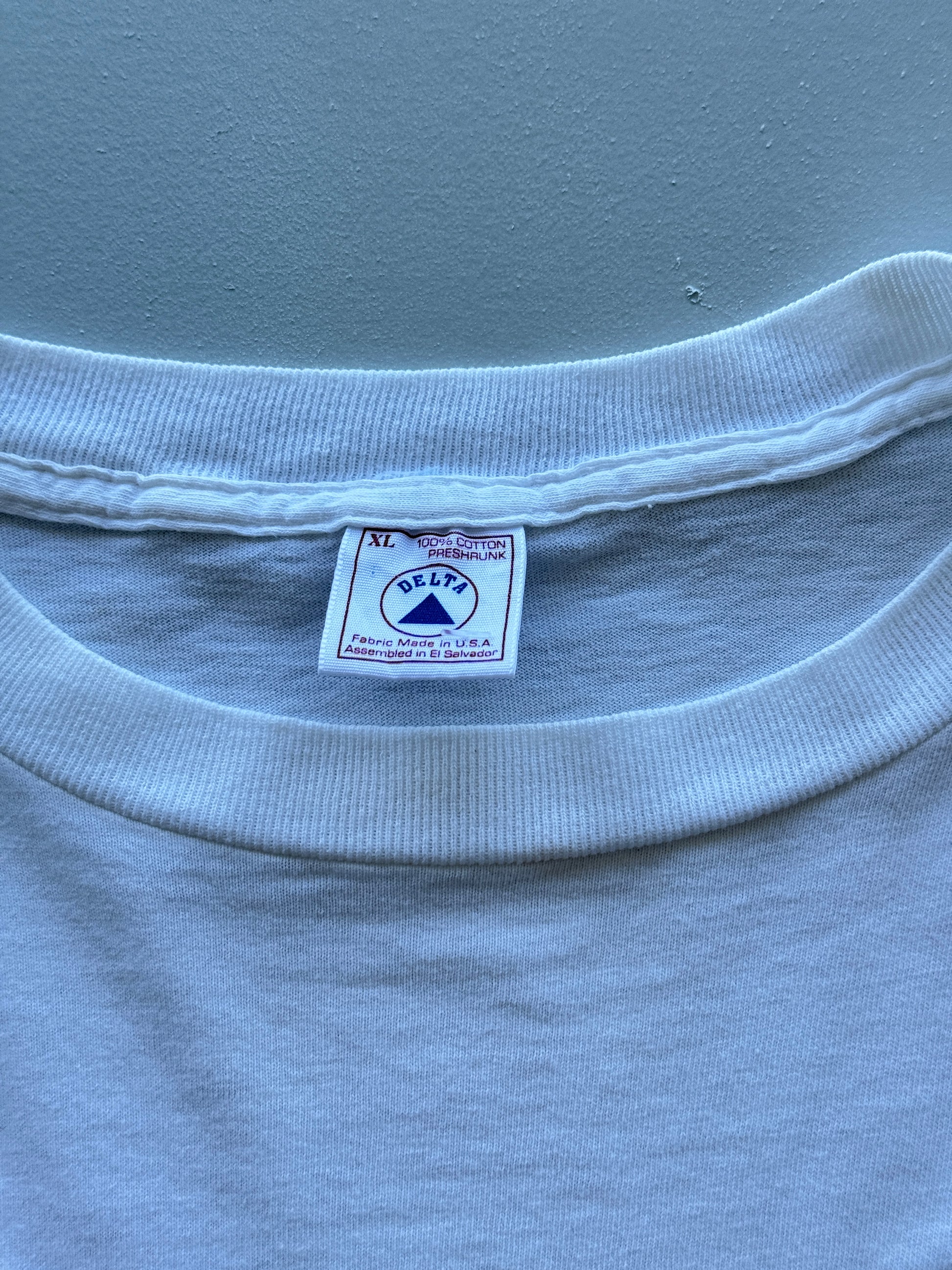 Delta 100 Class Club 90's Vintage Single Stitch T-Shirt - XL