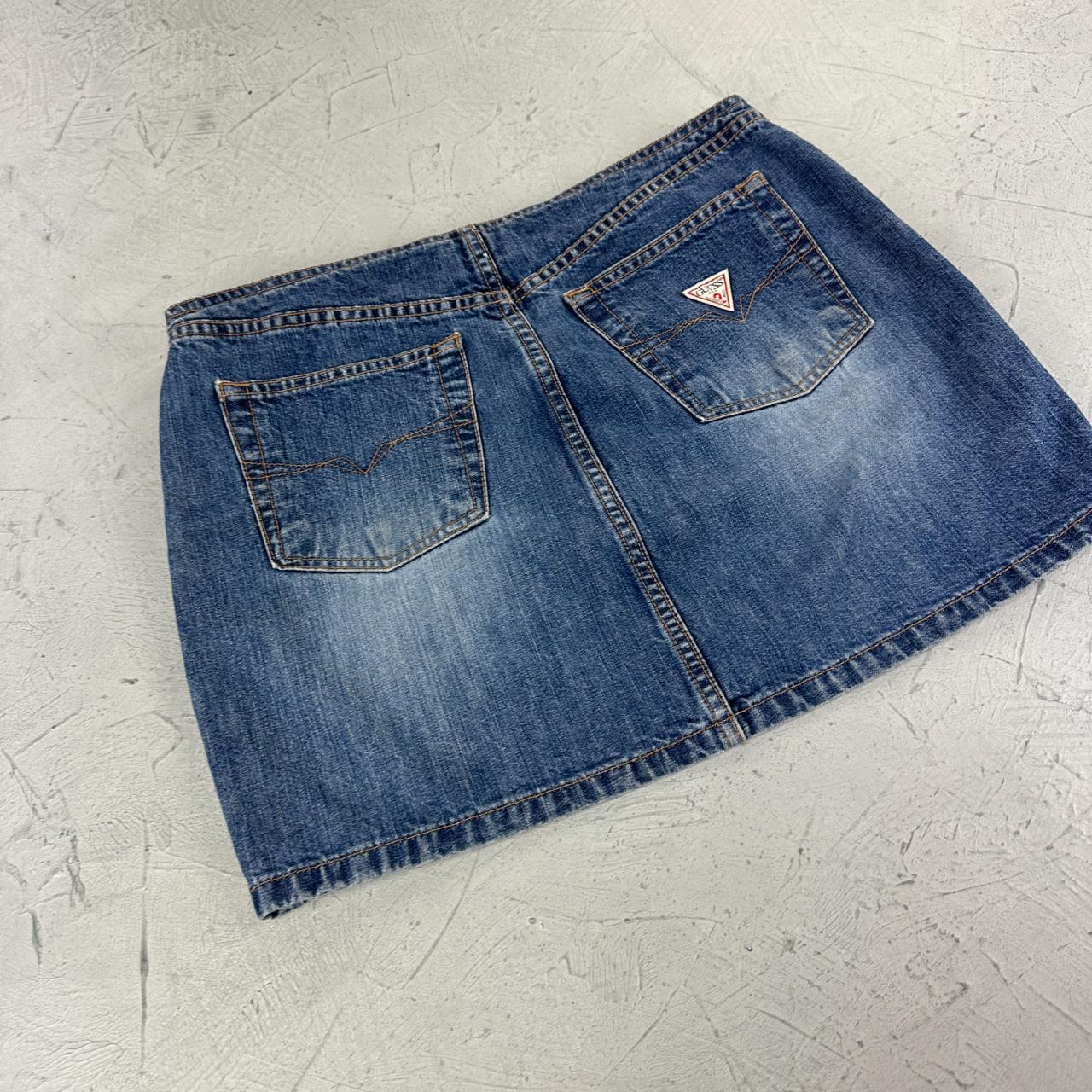 Guess Denim Vintage Mini Skirt - W31 L14 Medium