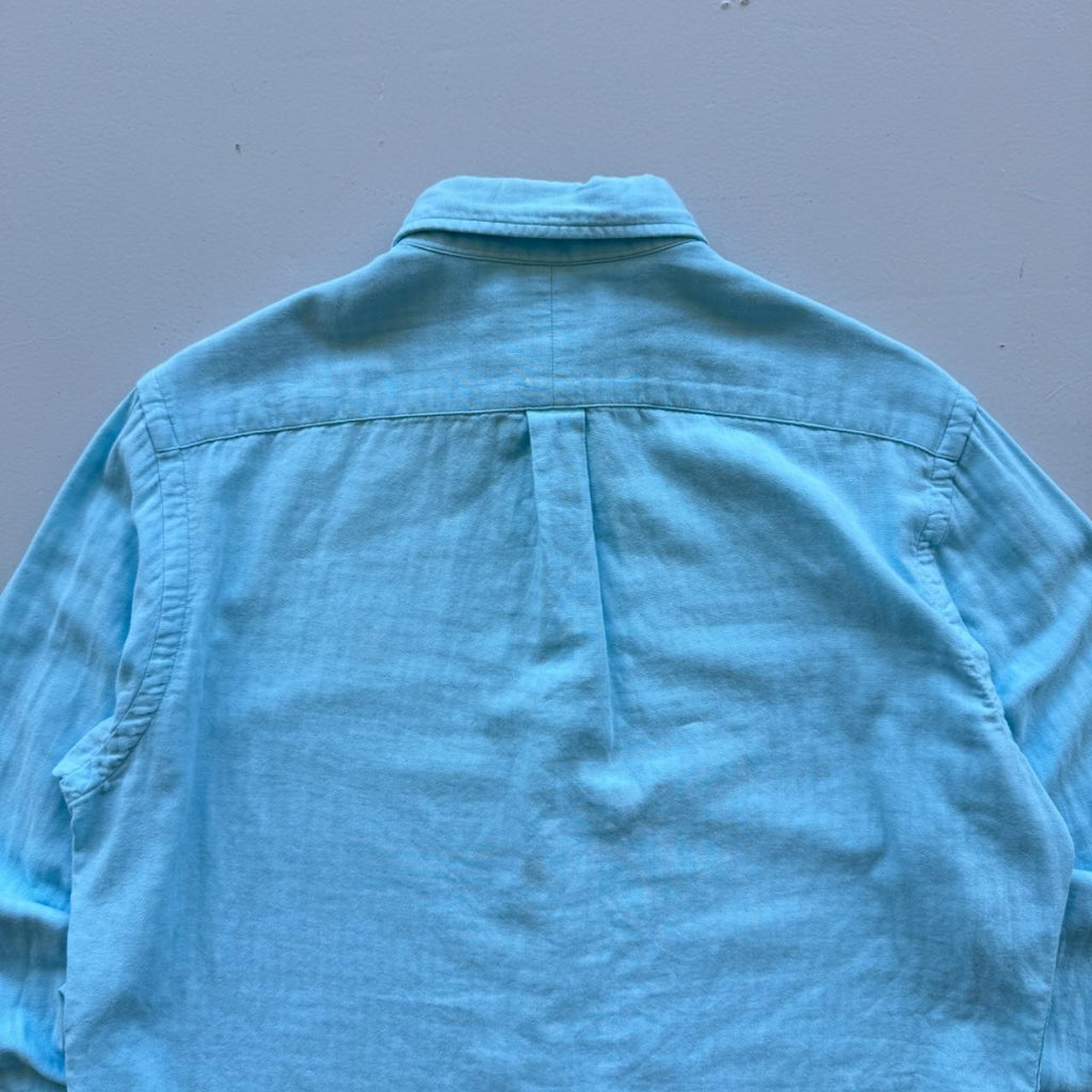 Pale Blue Ralph Lauren 00's Oxford Shirt - Medium