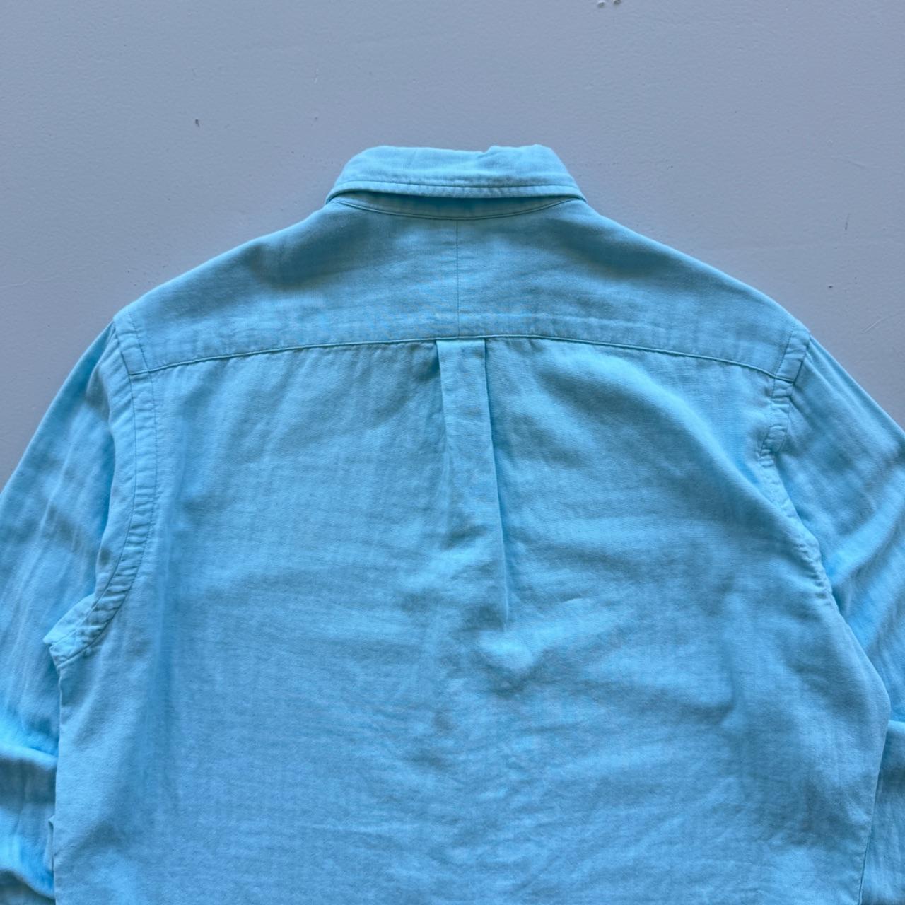 Pale Blue Ralph Lauren 00's Oxford Shirt - Medium