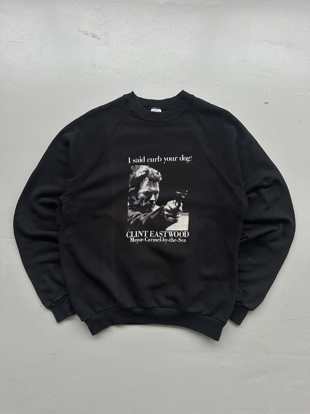 Black Clint Eastwood Vintage Sweatshirt 90's Crewneck - Medium