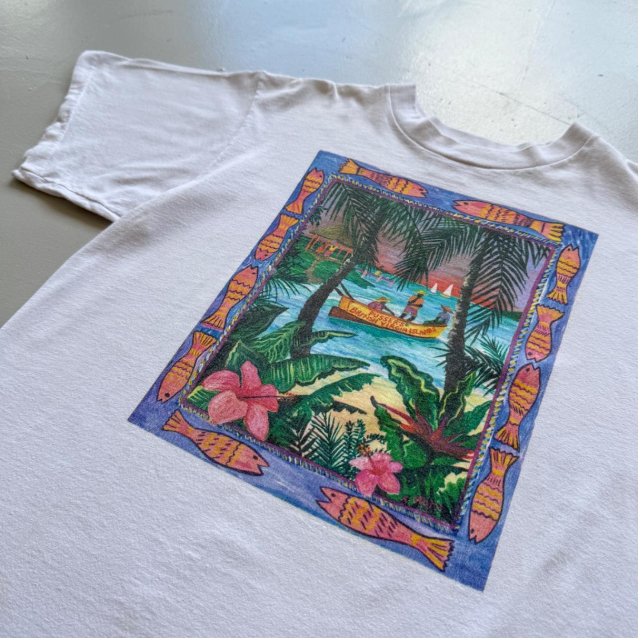White British Virgin Island's 90s Tourist Vintage T-shirt - Medium