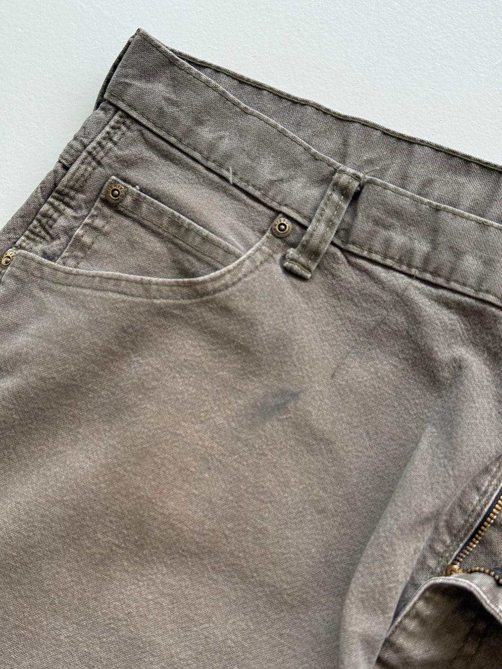 Brown Dickies 00's Vintage Carpenter Workwear Trousers - W38 x L29