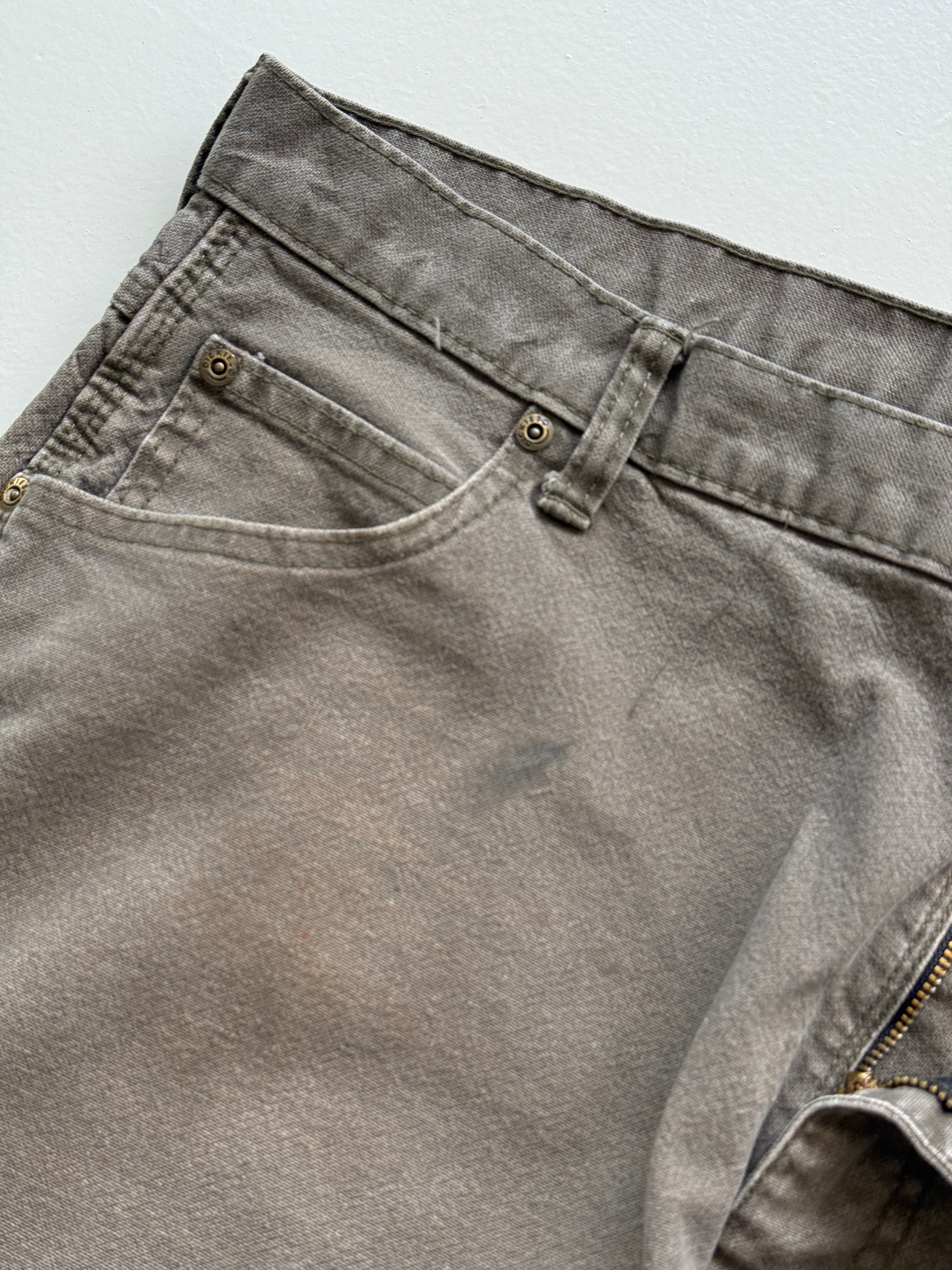 Brown Dickies 00's Vintage Carpenter Workwear Trousers - W38 x L29