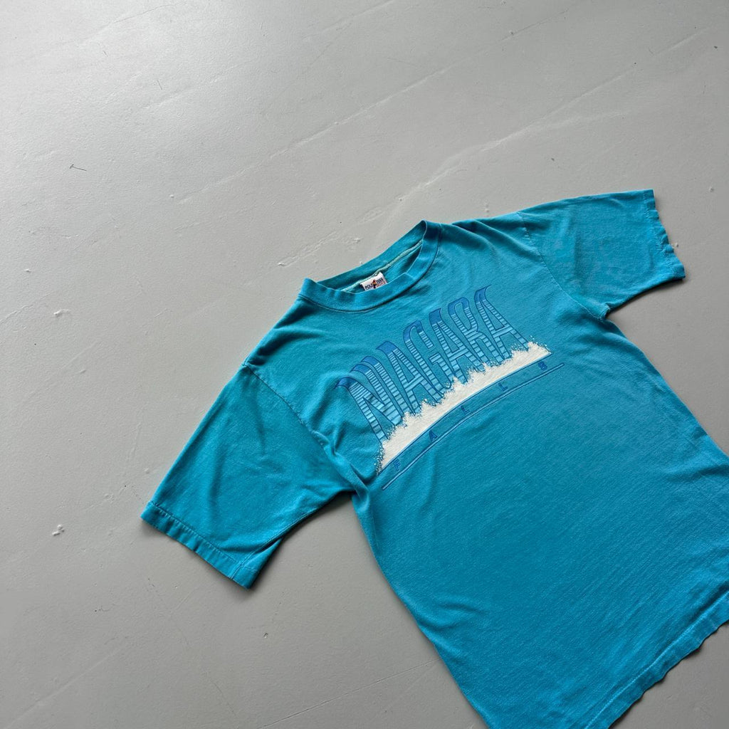 Aqua Blue Niagara Falls Canada 90s Vintage T-shirt - Small