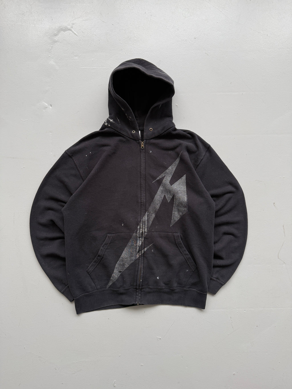 Metallica Since 1981 Vintage Zip-Up Hoodie
