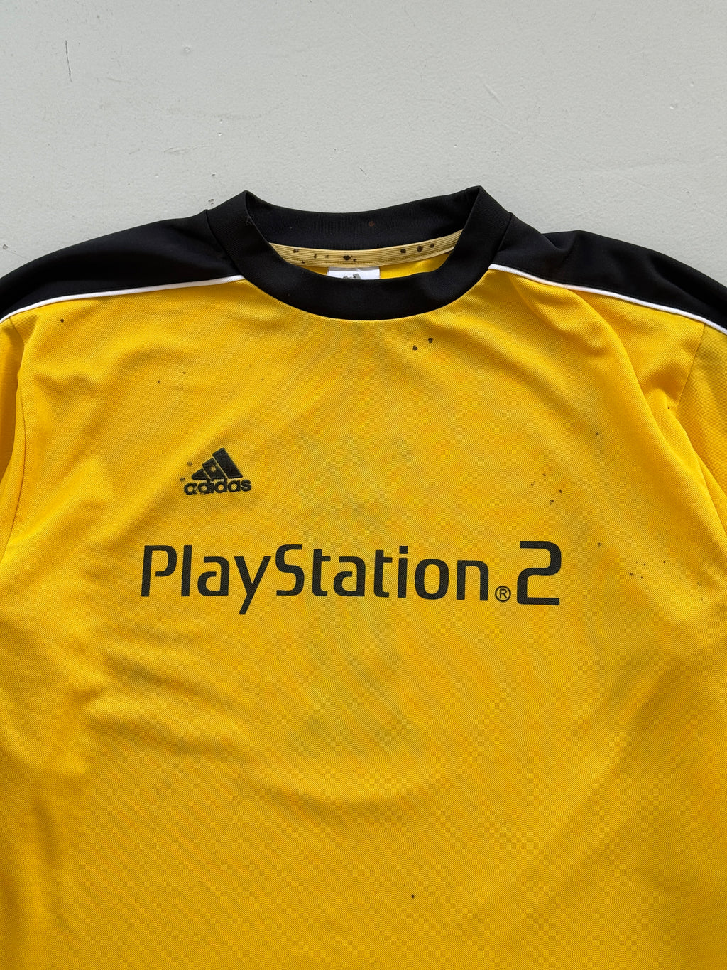 Adidas PlayStation 2 Y2K Vintage Long Sleeve Football Shirt #1 - Medium