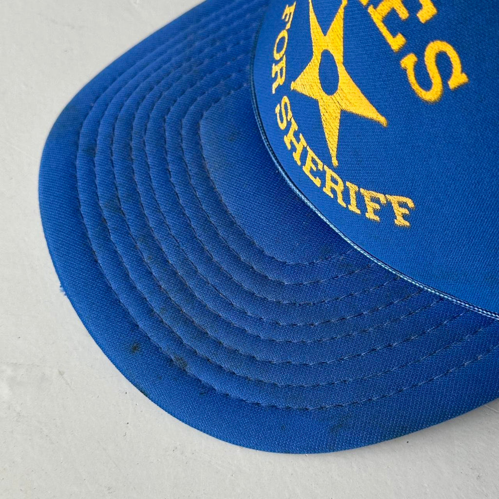 Blue Wiles Vintage Foam and Mesh SnapBack Trucker Cap