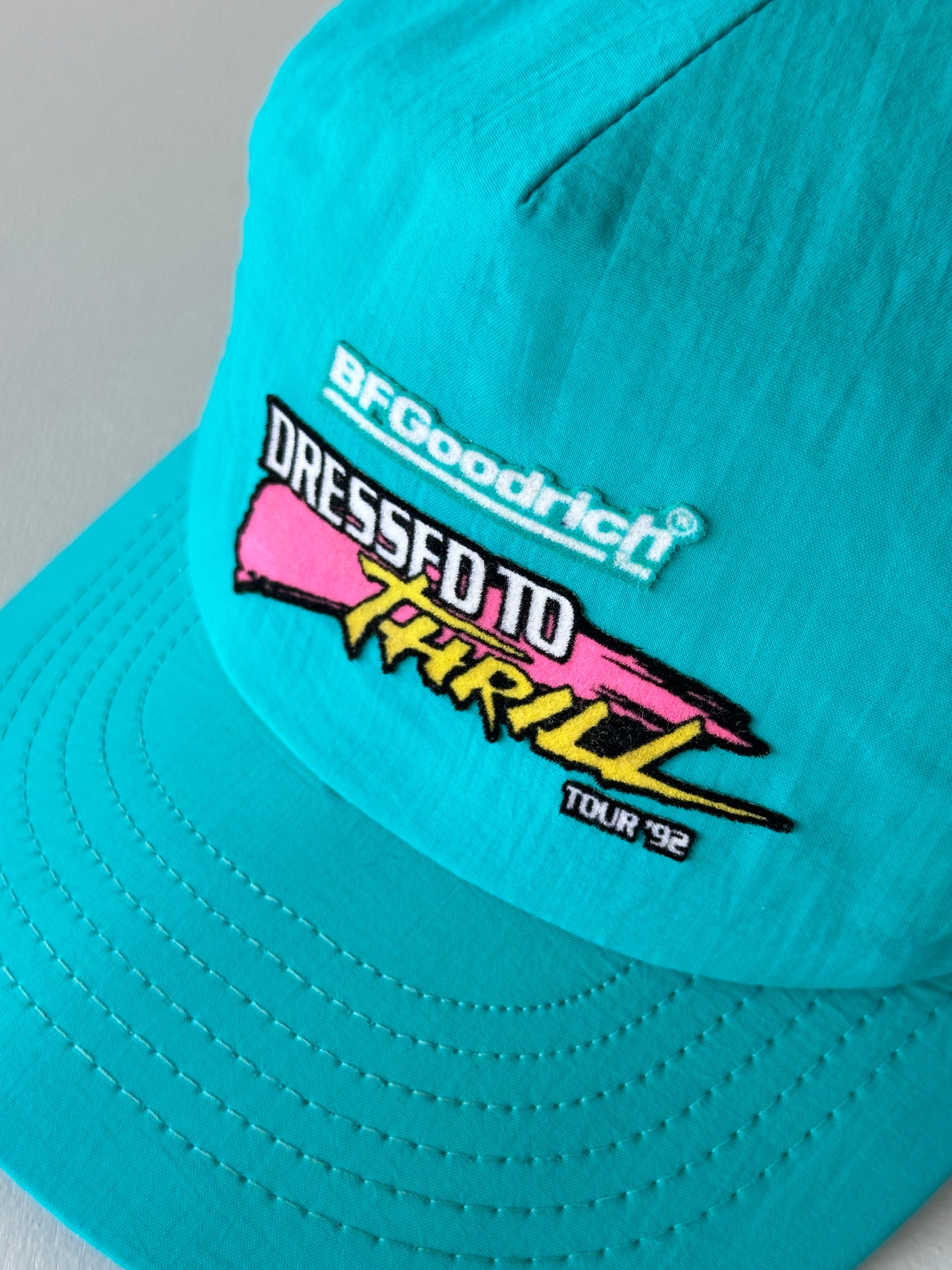 Teal BFGoodrich Dressed To Thrill Tour '92 Vintage SnapBack Trucker Cap