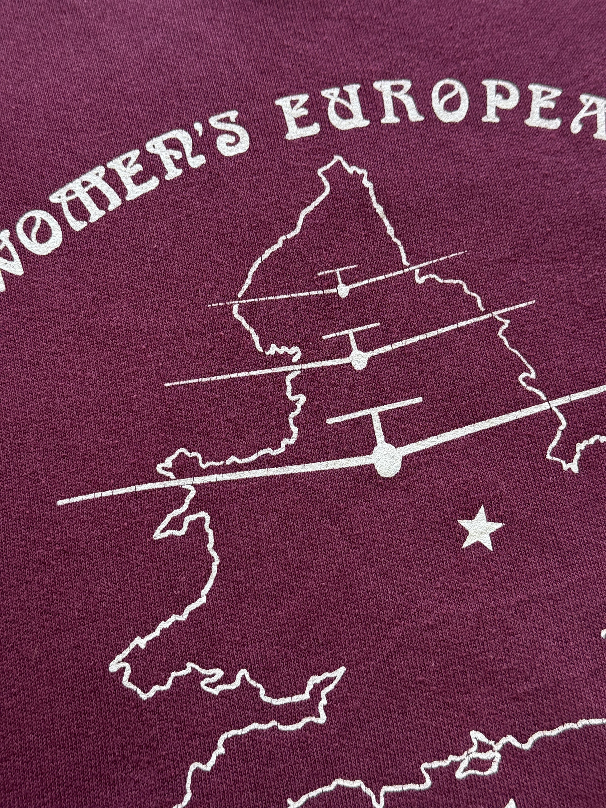 Women's European Gliding Championships 1991 Vintage Sweatshirt - XL