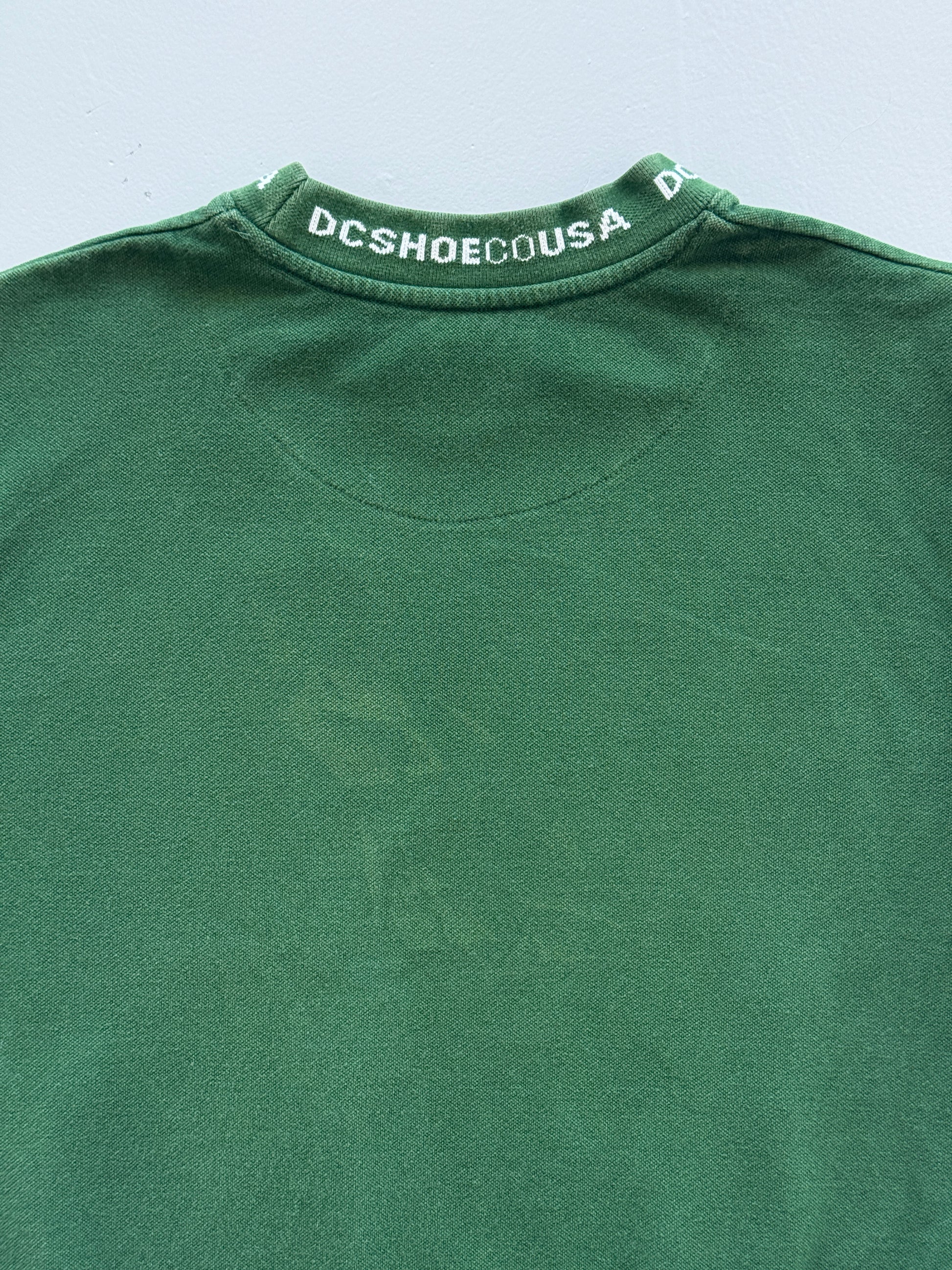 Green DC Shoes 00's Vintage Y2K Skate Crewneck Sweatshirt - XS