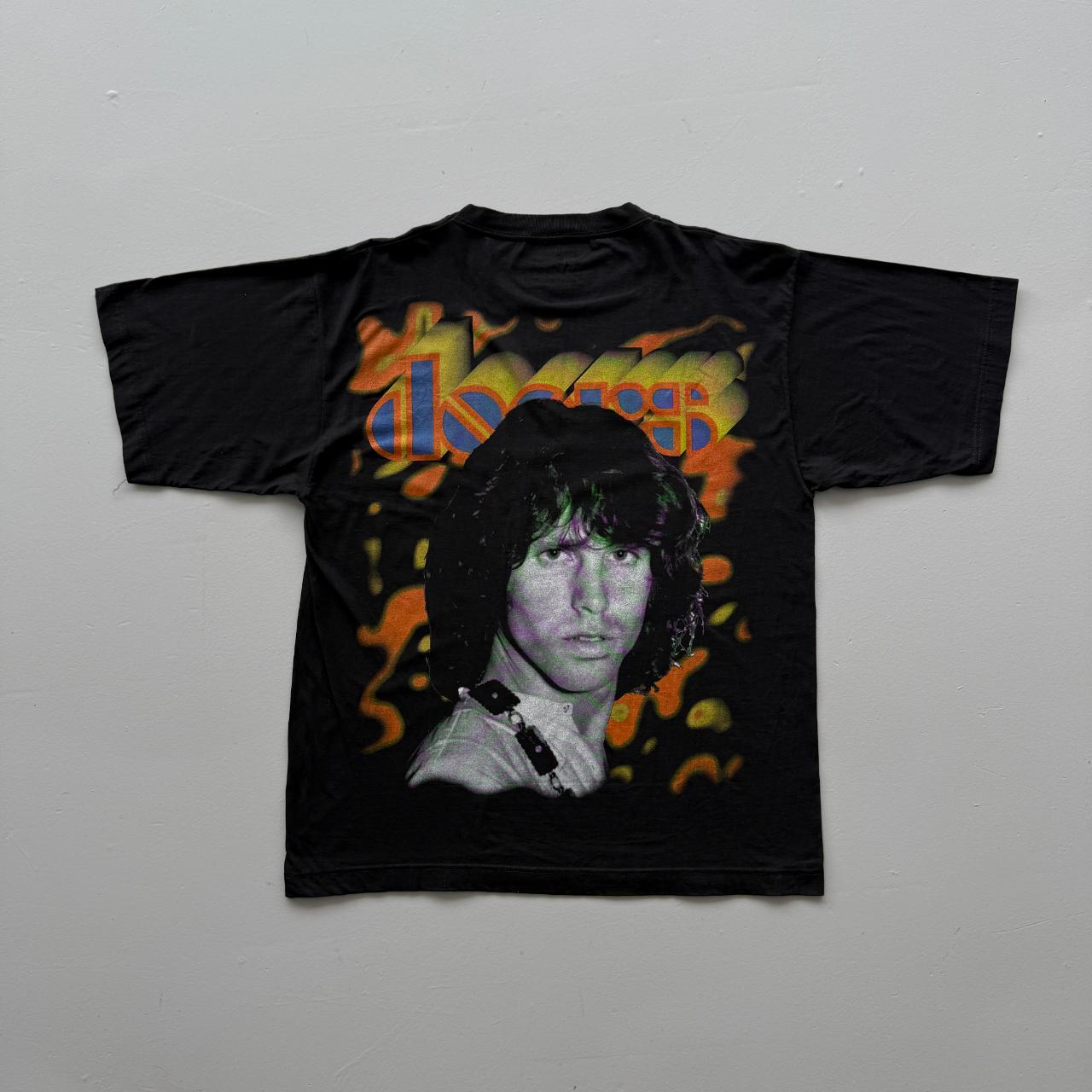 Black The Doors Jim Morrison Turbo Gadget Rare Vintage 90's Band T-shirt - XL
