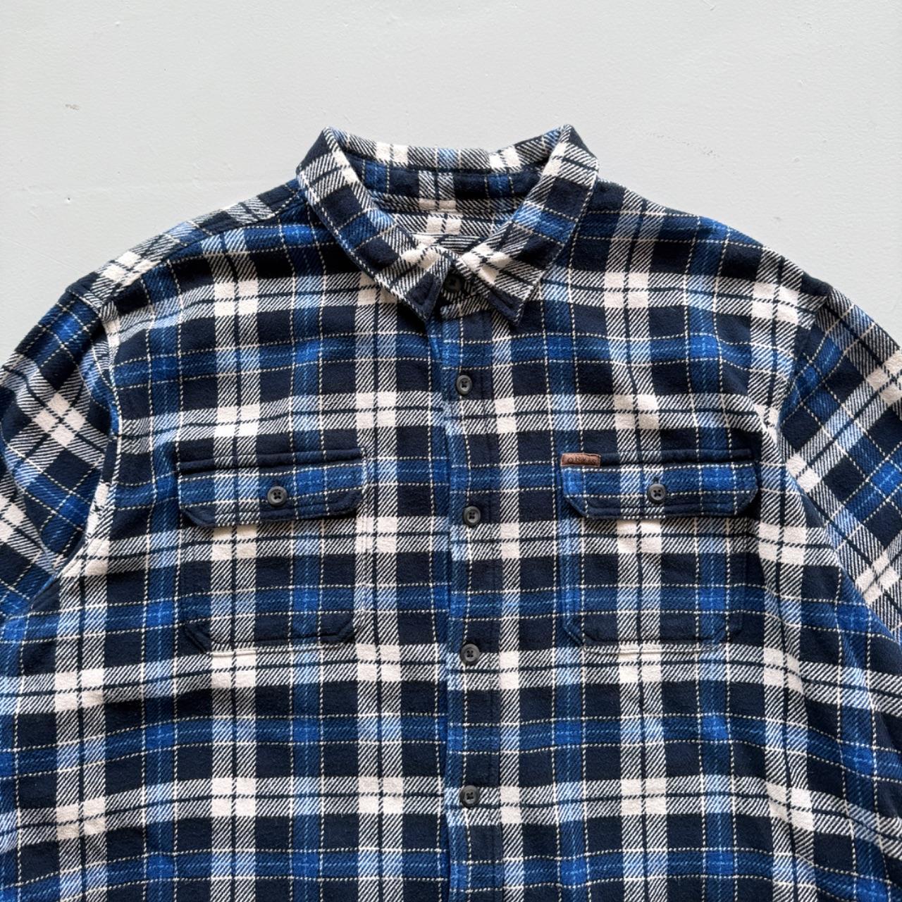 Blue Orvis 90’s Vintage Flannel Long Sleeve Shirt - XXL