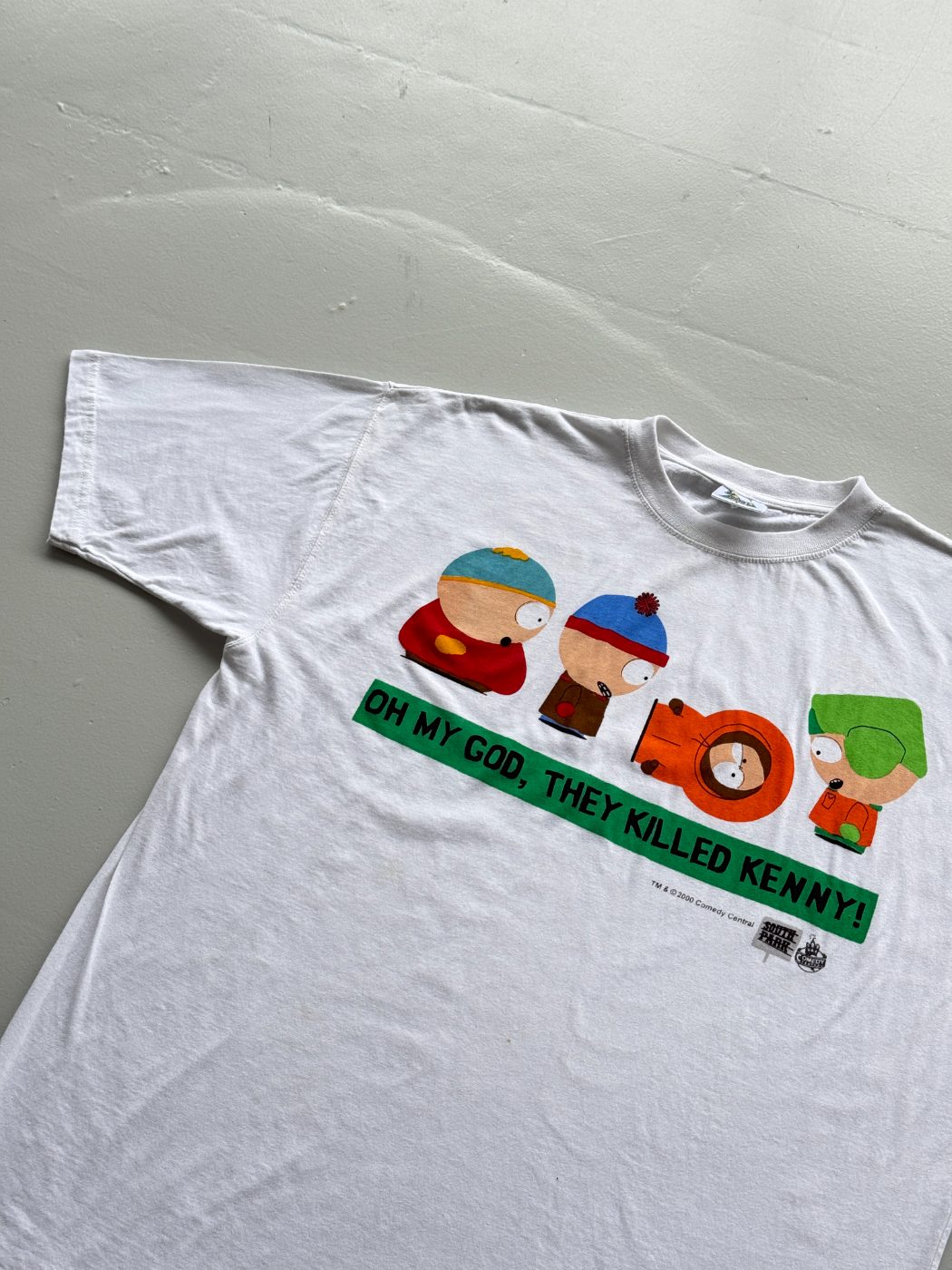 South Park 'Oh My God, They Killed Kenny!' Y2K Vintage Graphic T-Shirt - XL