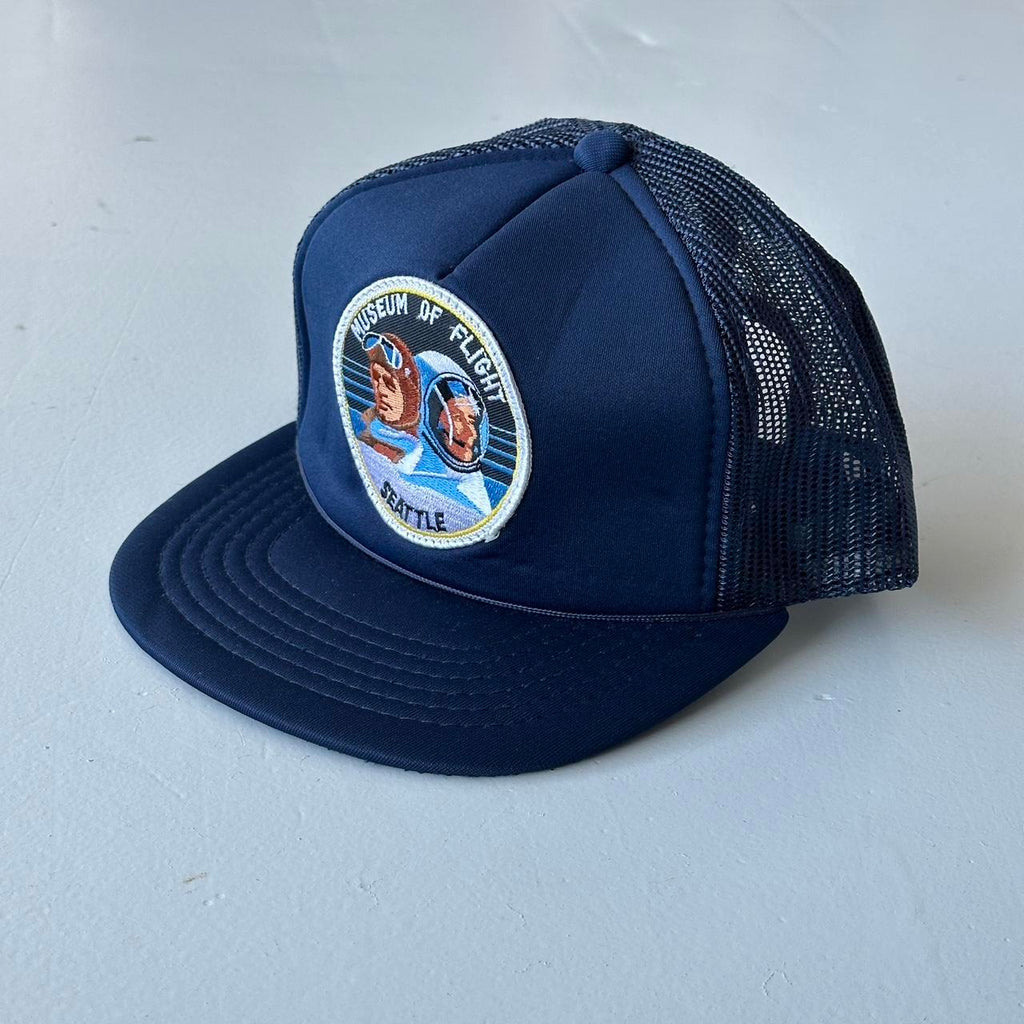 Navy Museum Of Flight Vintage SnapBack Trucker Cap