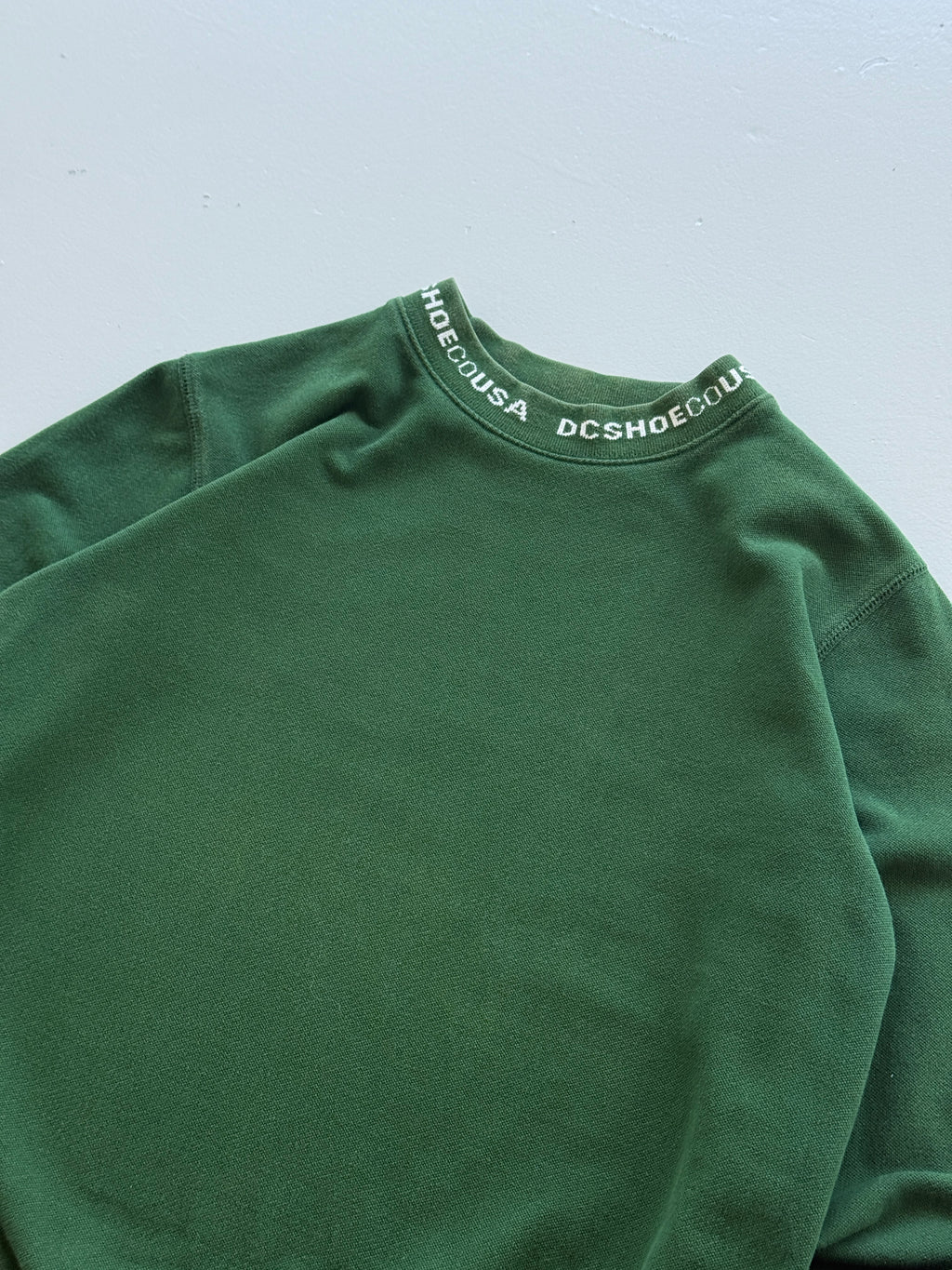 Green DC Shoes 00's Vintage Y2K Skate Crewneck Sweatshirt - XS