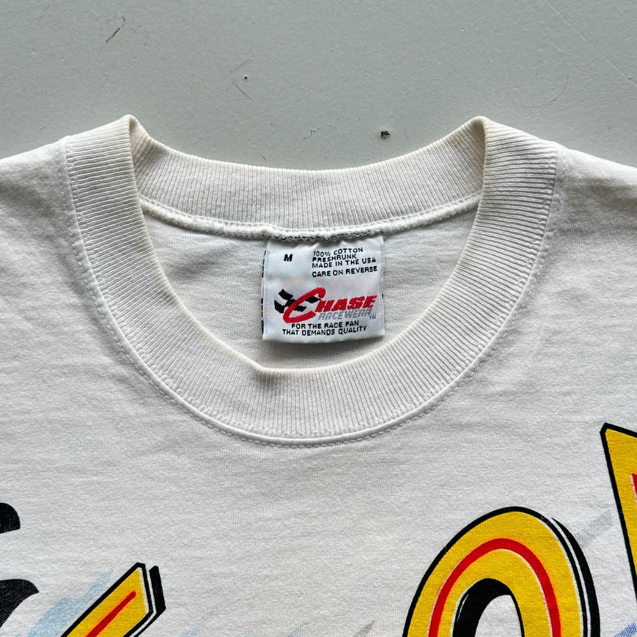 White Jeff Gordon 1997 Jurassic Park Nascar Vintage 90's T-shirt - Medium