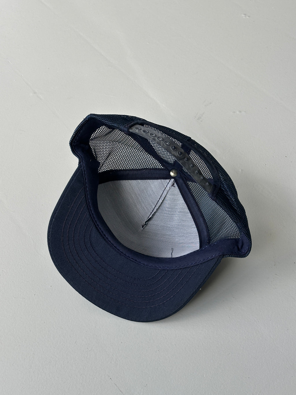 Navy OTR Tire Service Vintage Foam SnapBack Trucker Cap