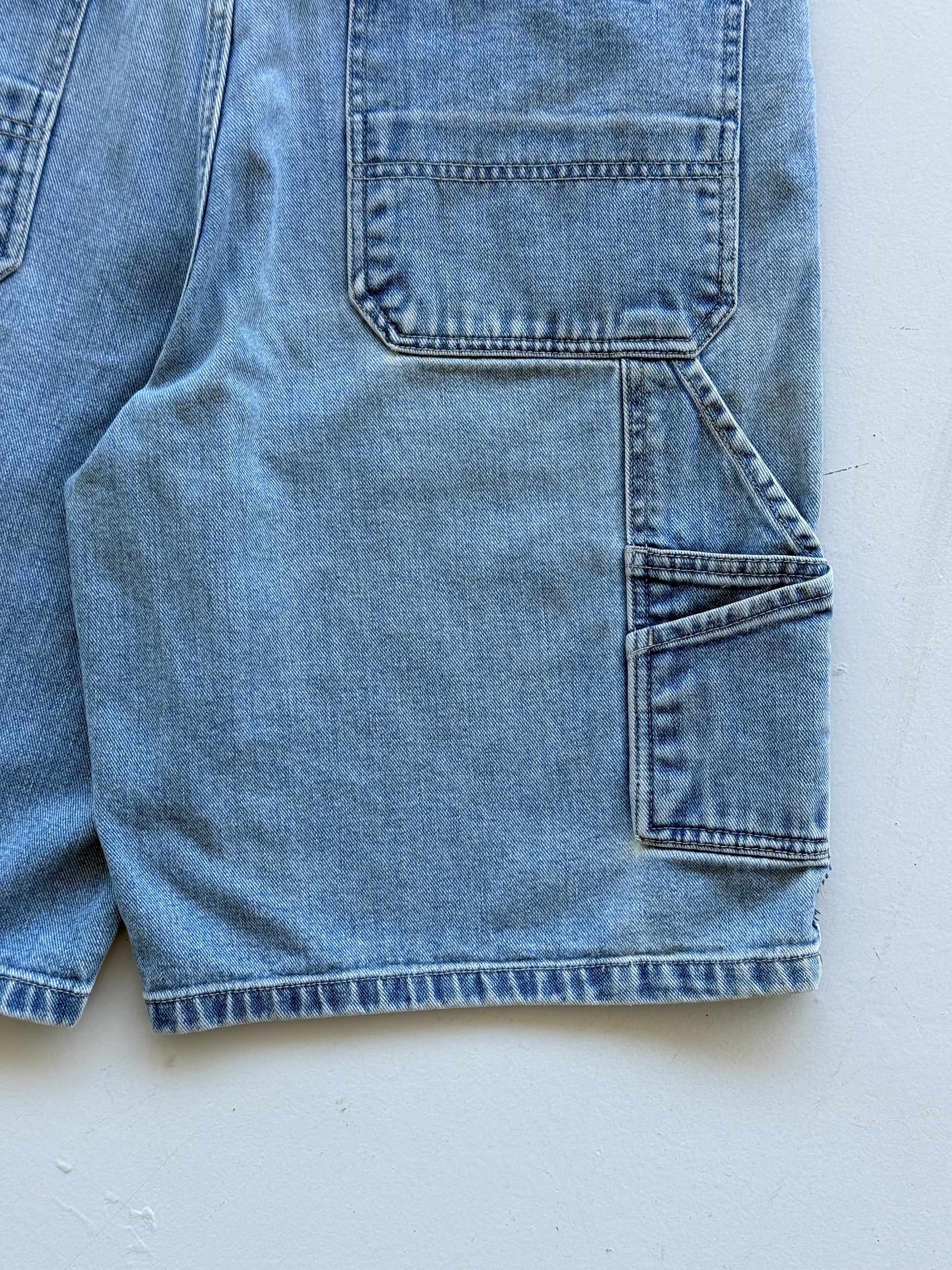 Light Blue Old Navy 00's Vintage Y2K Baggy Denim Shorts - W36 x L10.5