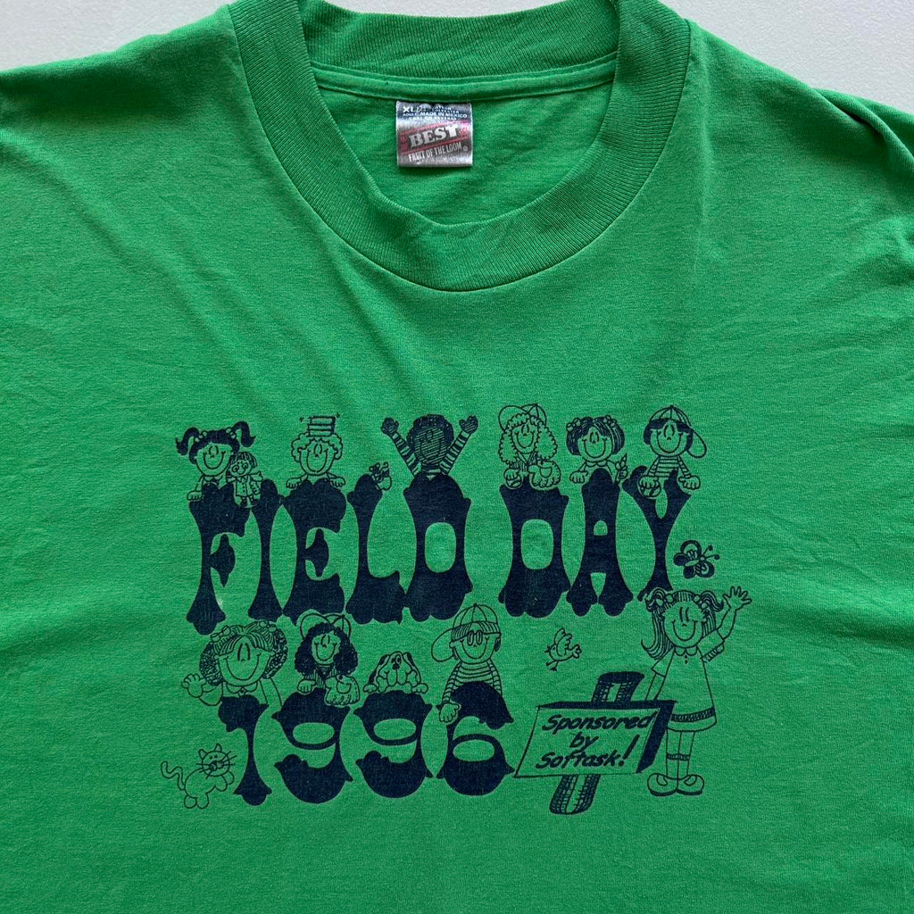 Green Field Day 90s Vintage T-shirt - XL