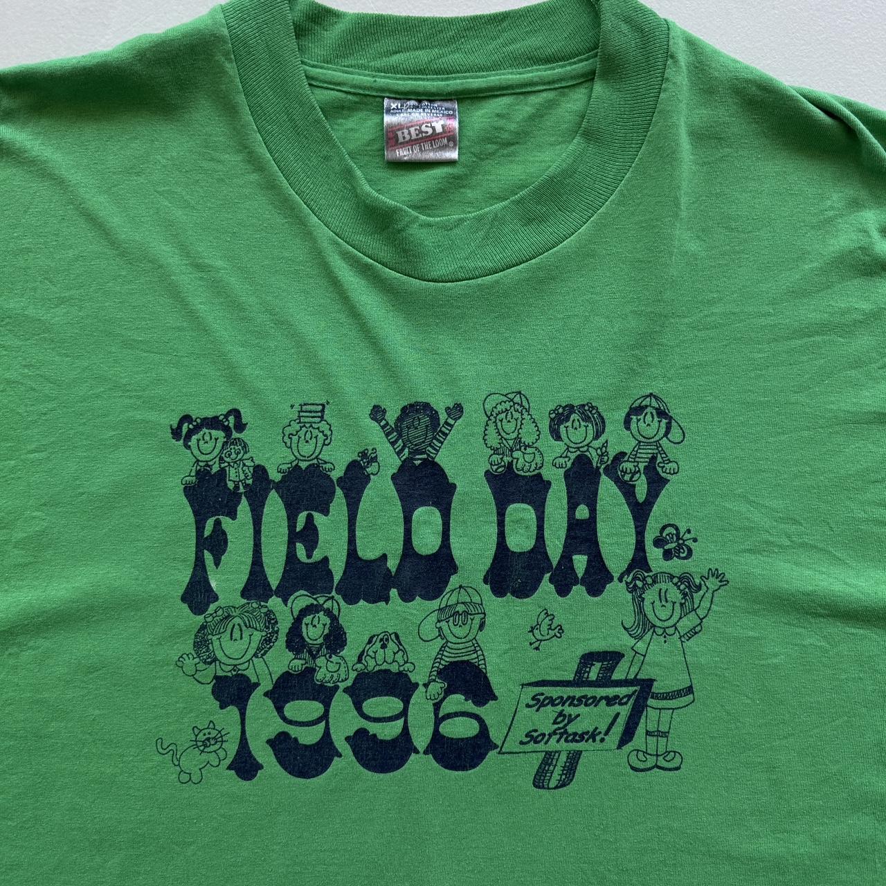 Green Field Day 90s Vintage T-shirt - XL